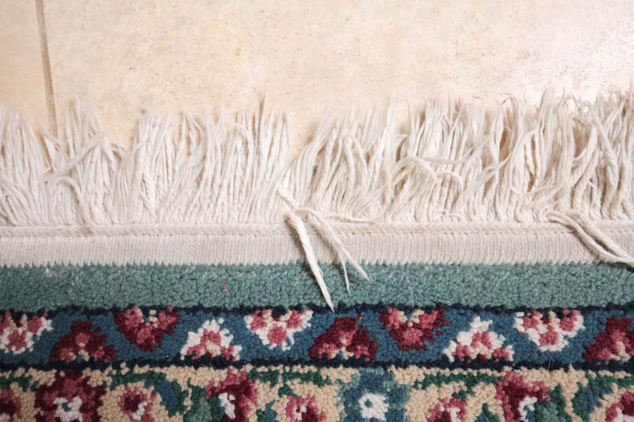 Large Machine Woven Persian Medallion Area Rug