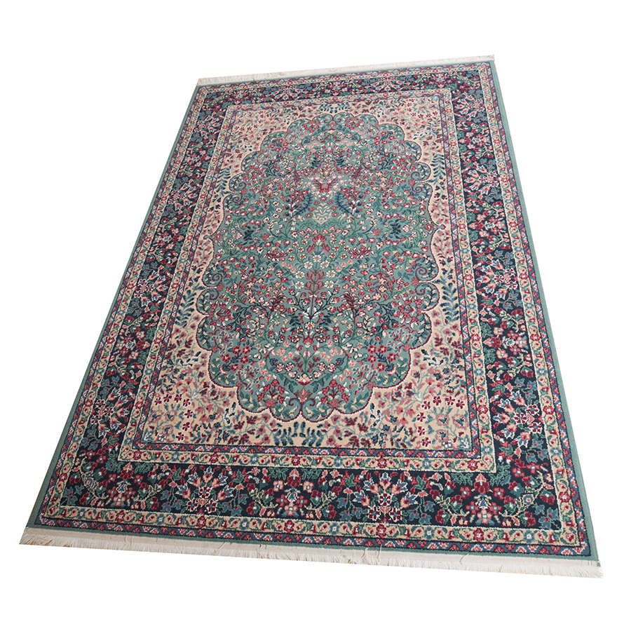 Large Machine Woven Persian Medallion Area Rug