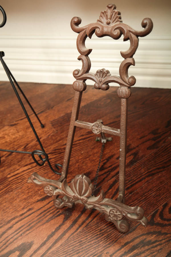 Collection of Cookbooks, Book Stands and More