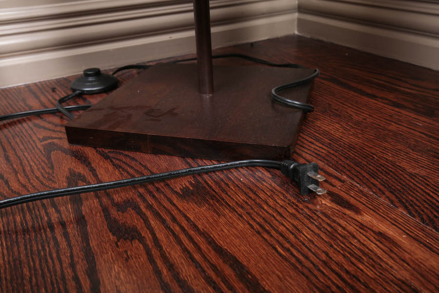 Column Floor Lamp with Paper Shade