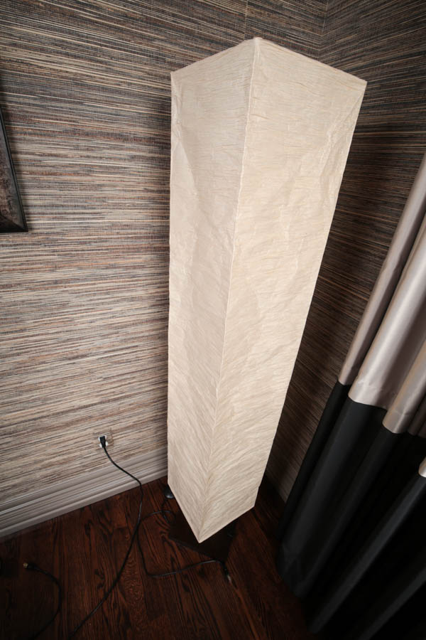 Column Floor Lamp with Paper Shade