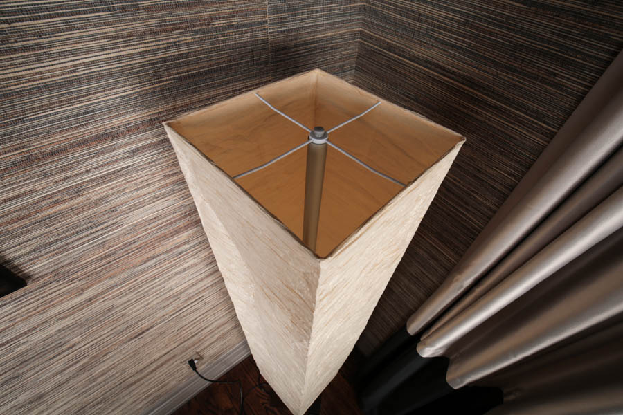 Column Floor Lamp with Paper Shade
