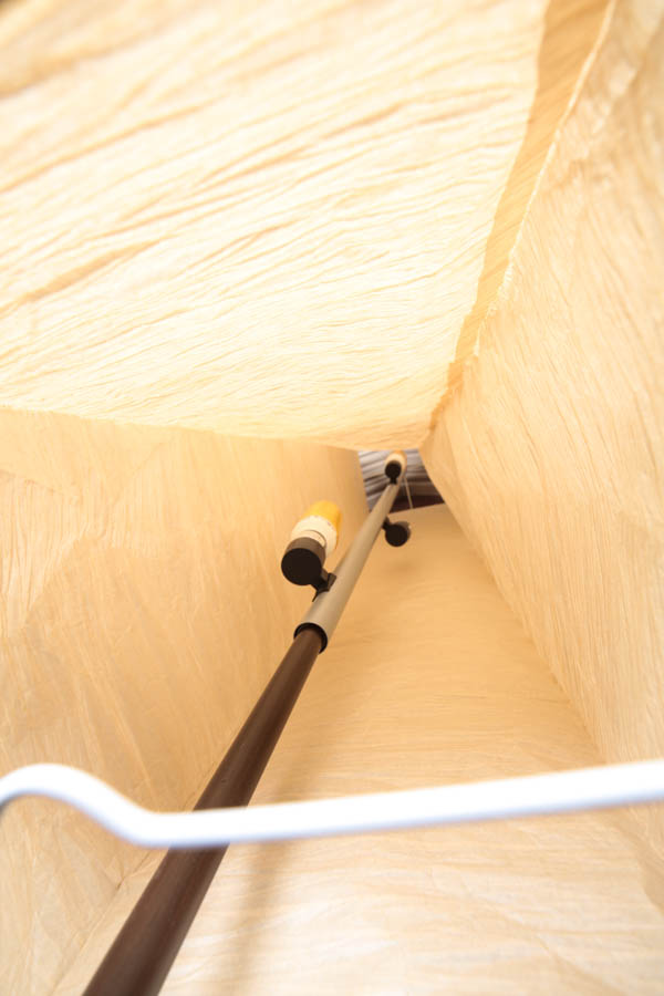 Column Floor Lamp with Paper Shade