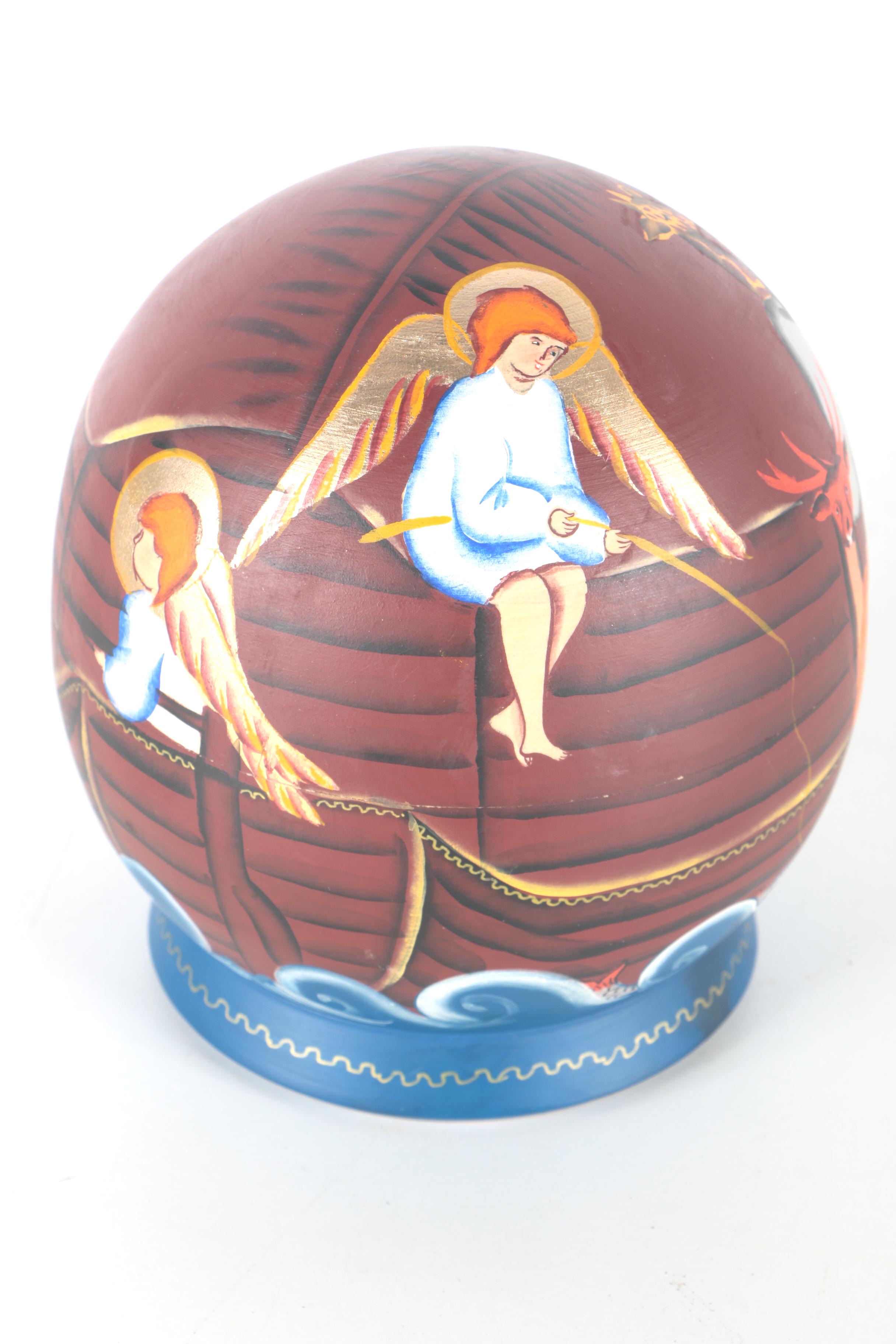 Russian Wooden Noah's Arc Set