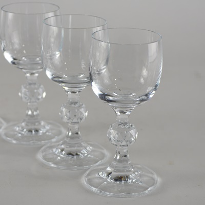 Claudia Crystal Cordial Glasses