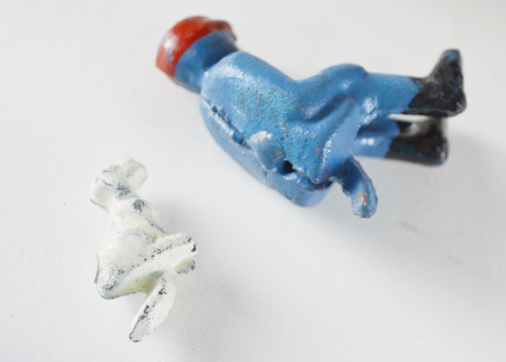 Vintage Clydesdale Horse Team and Wagon Toy