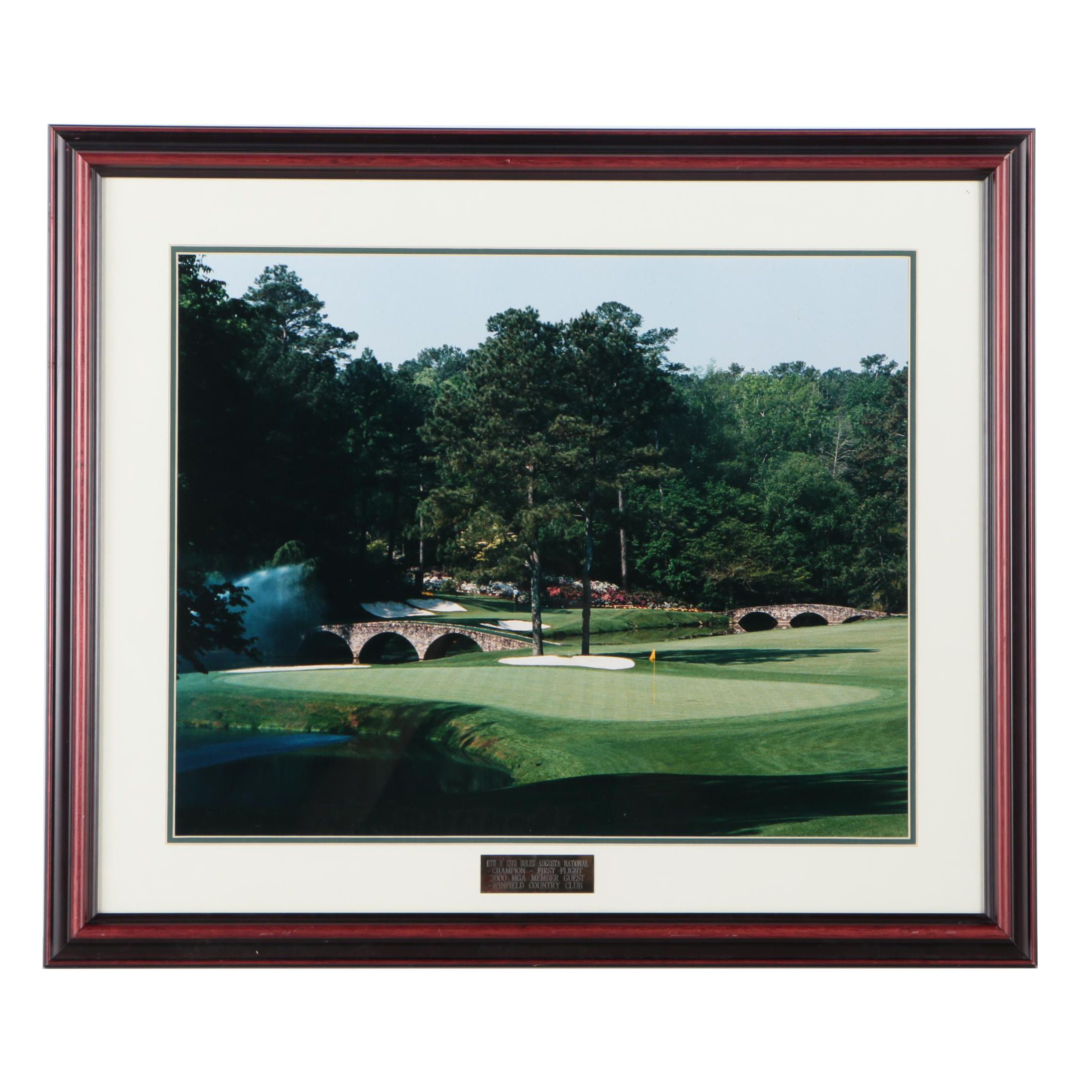 Ron Watts Color Photograph of Augusta National Golf Club