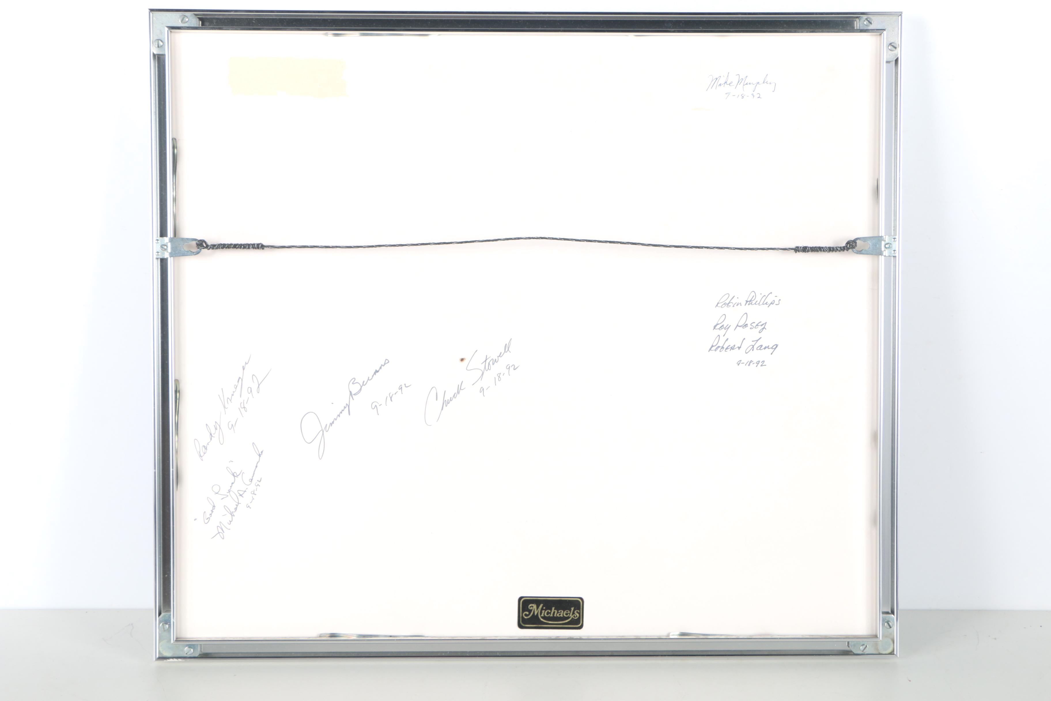 Technical Drawing of 20th-Century Boeing Airplane Designs "75 Years"