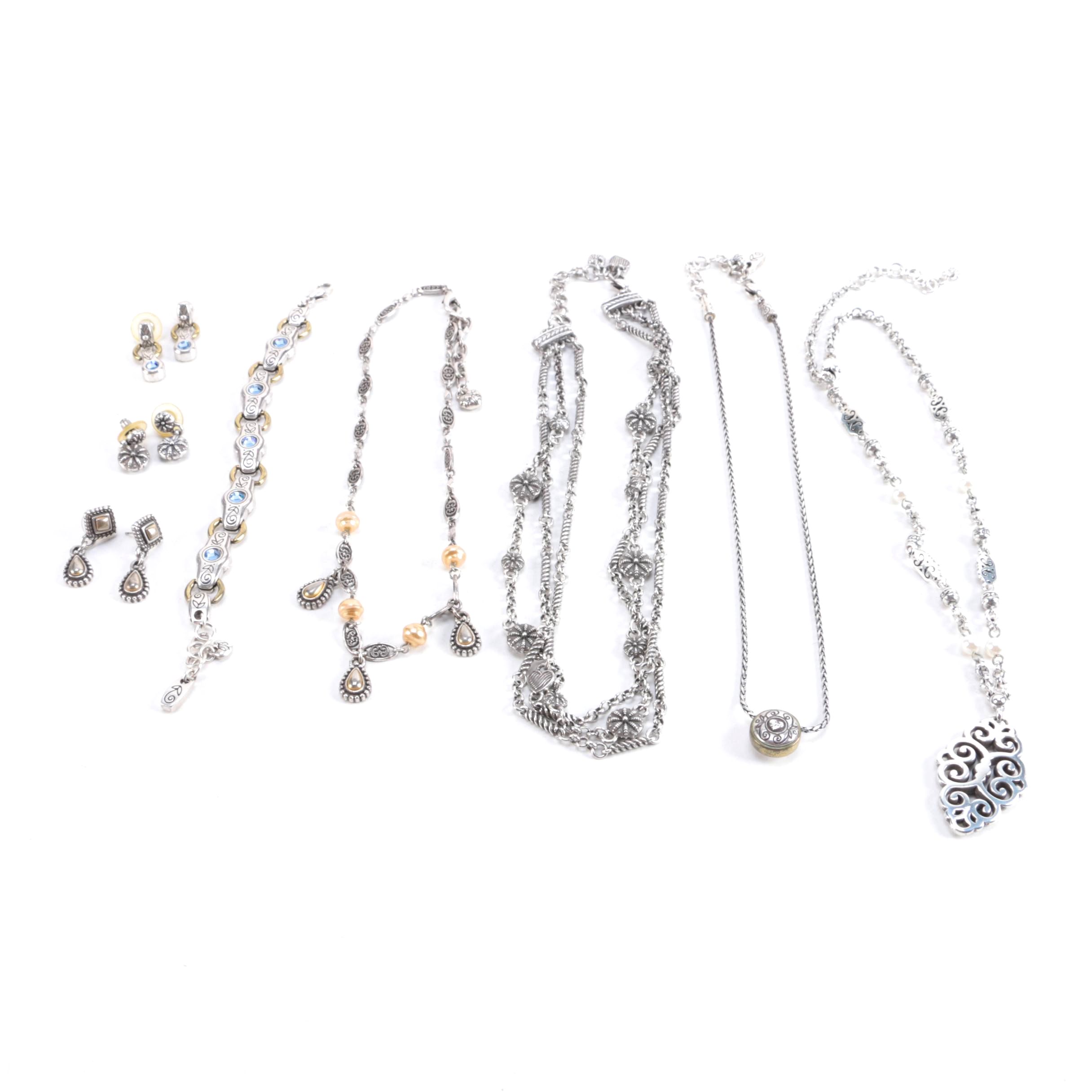 Brighton Jewelry Necklaces, Bracelet, and Earrings