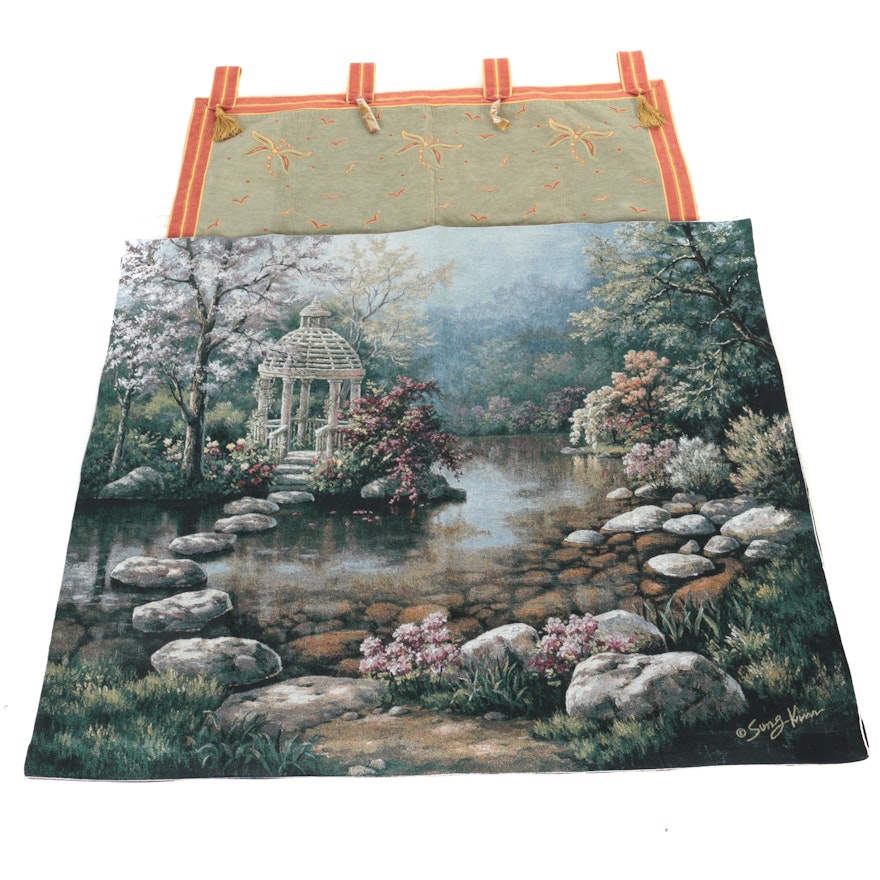 Needlepoint Wall Tapestries Including Sung Kim