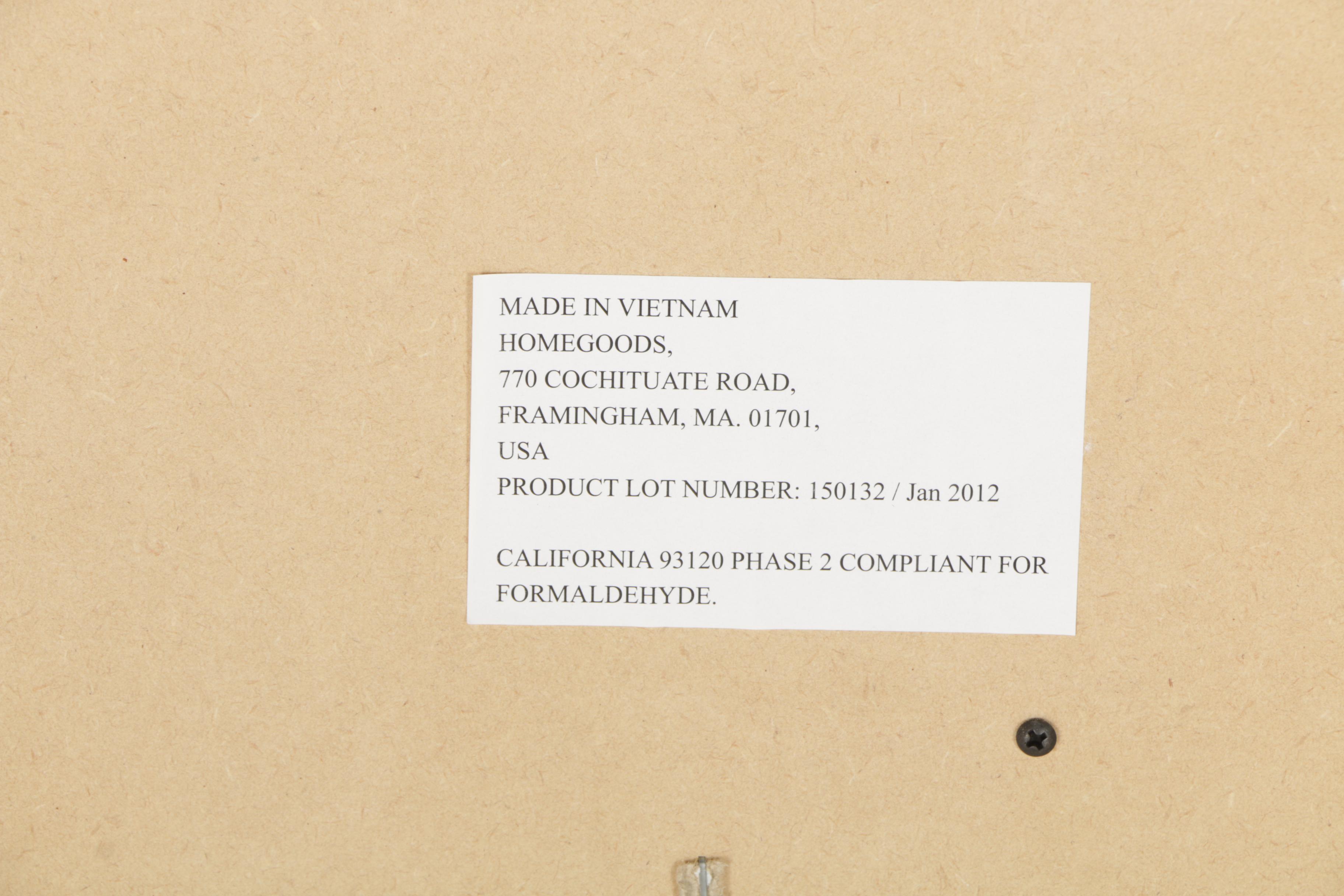 White Wicker Framed Mirror