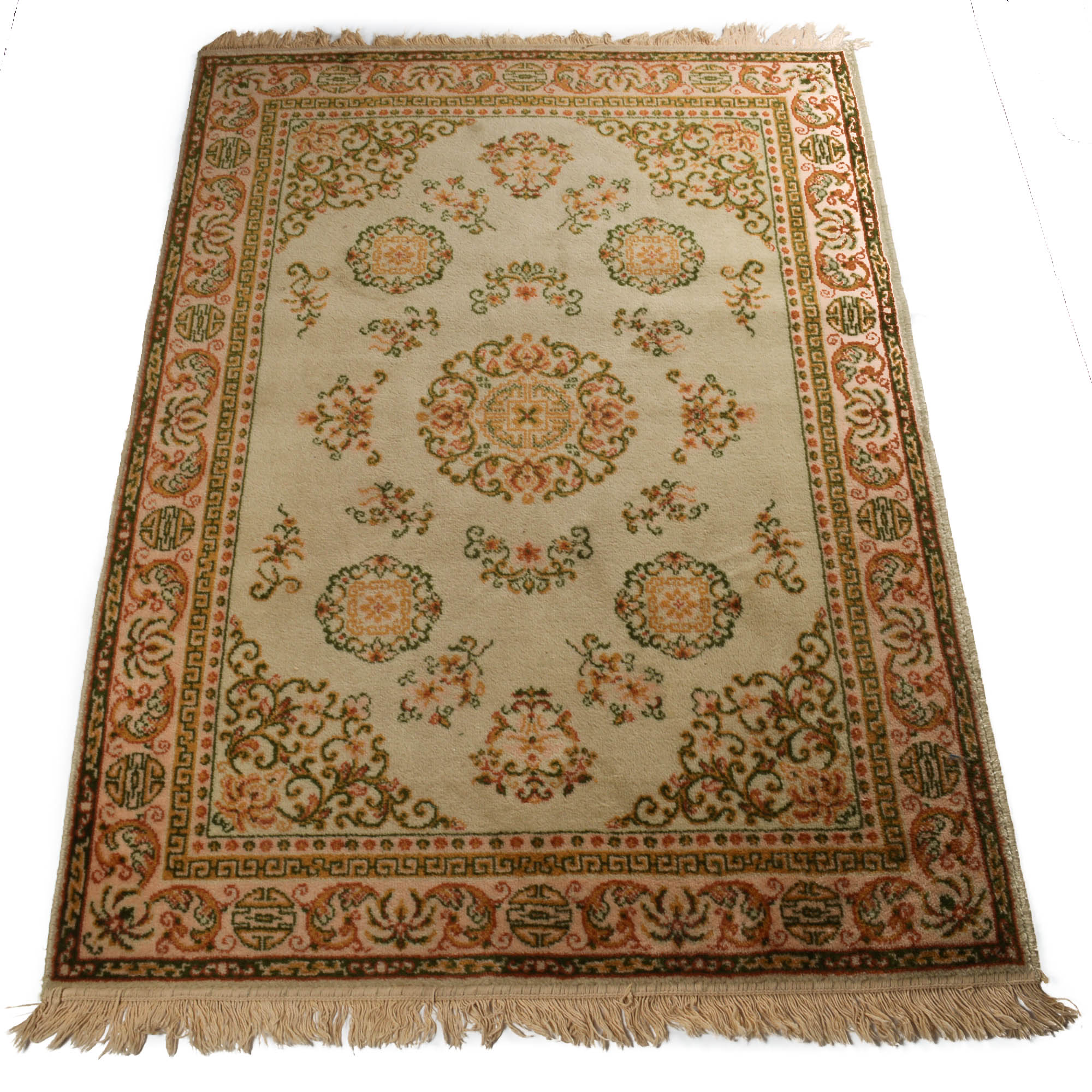 Machine Woven Belgium Wool Area Rug