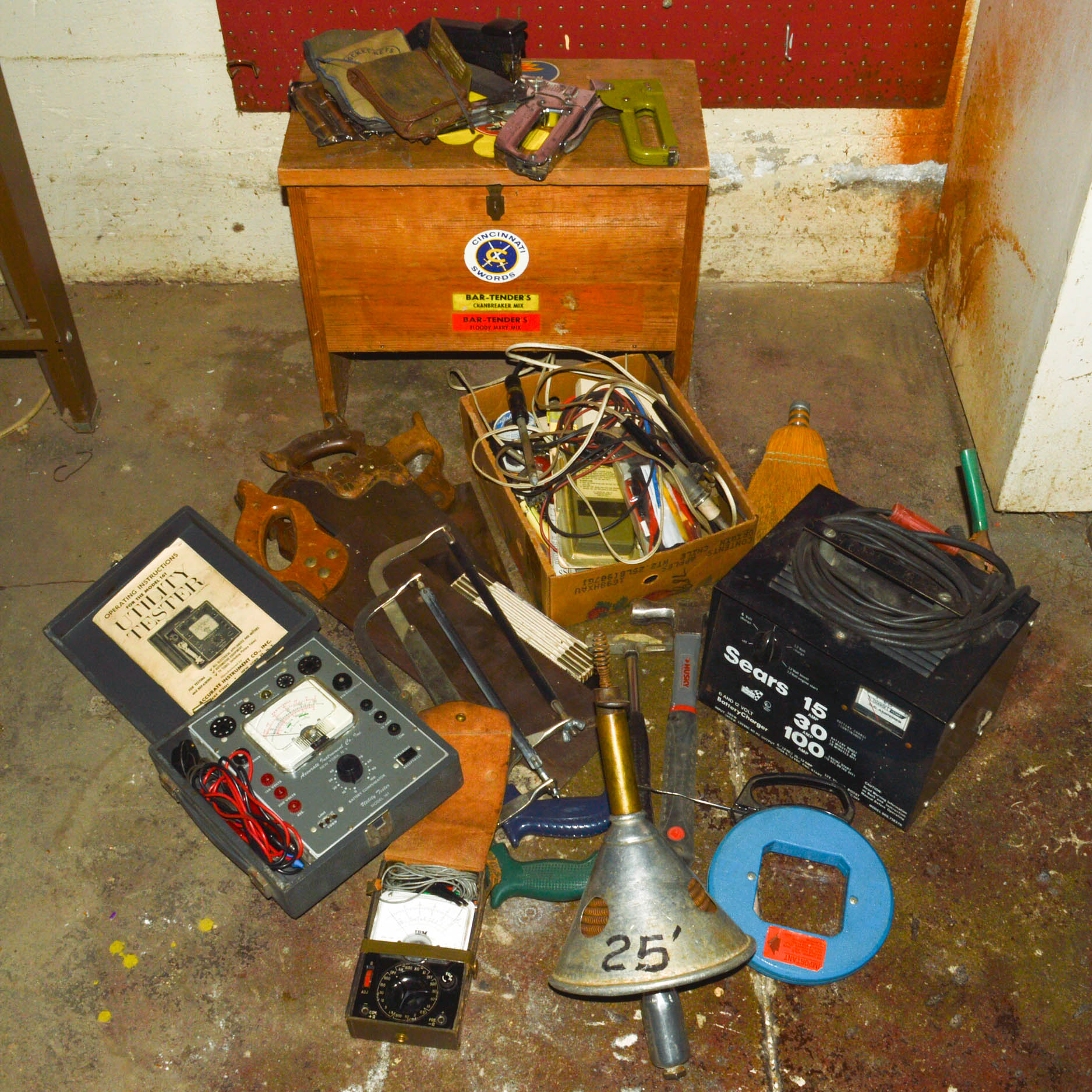 Assortment of Tools and Home Repair Supplies