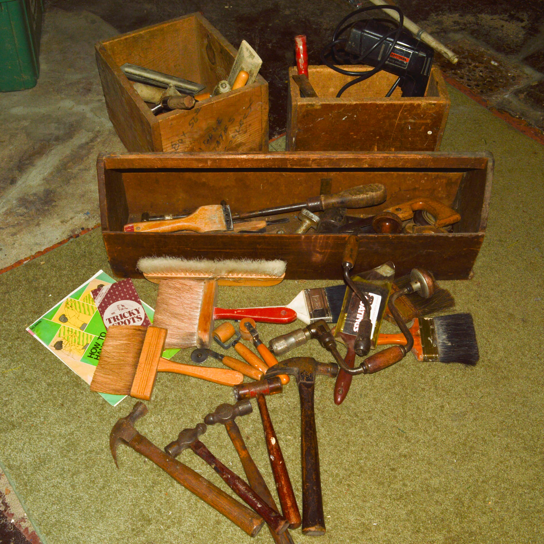 Antique-to-Vintage Toolboxes and Assorted Tools