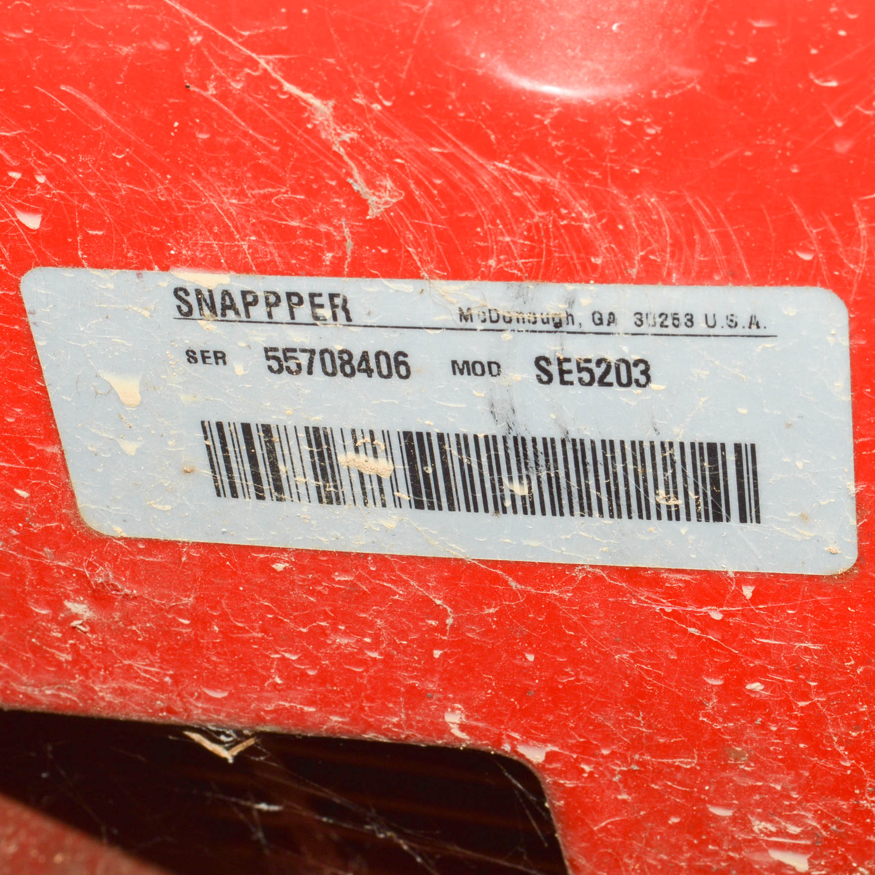 Snapper SE Gas-Powered Snow Blower
