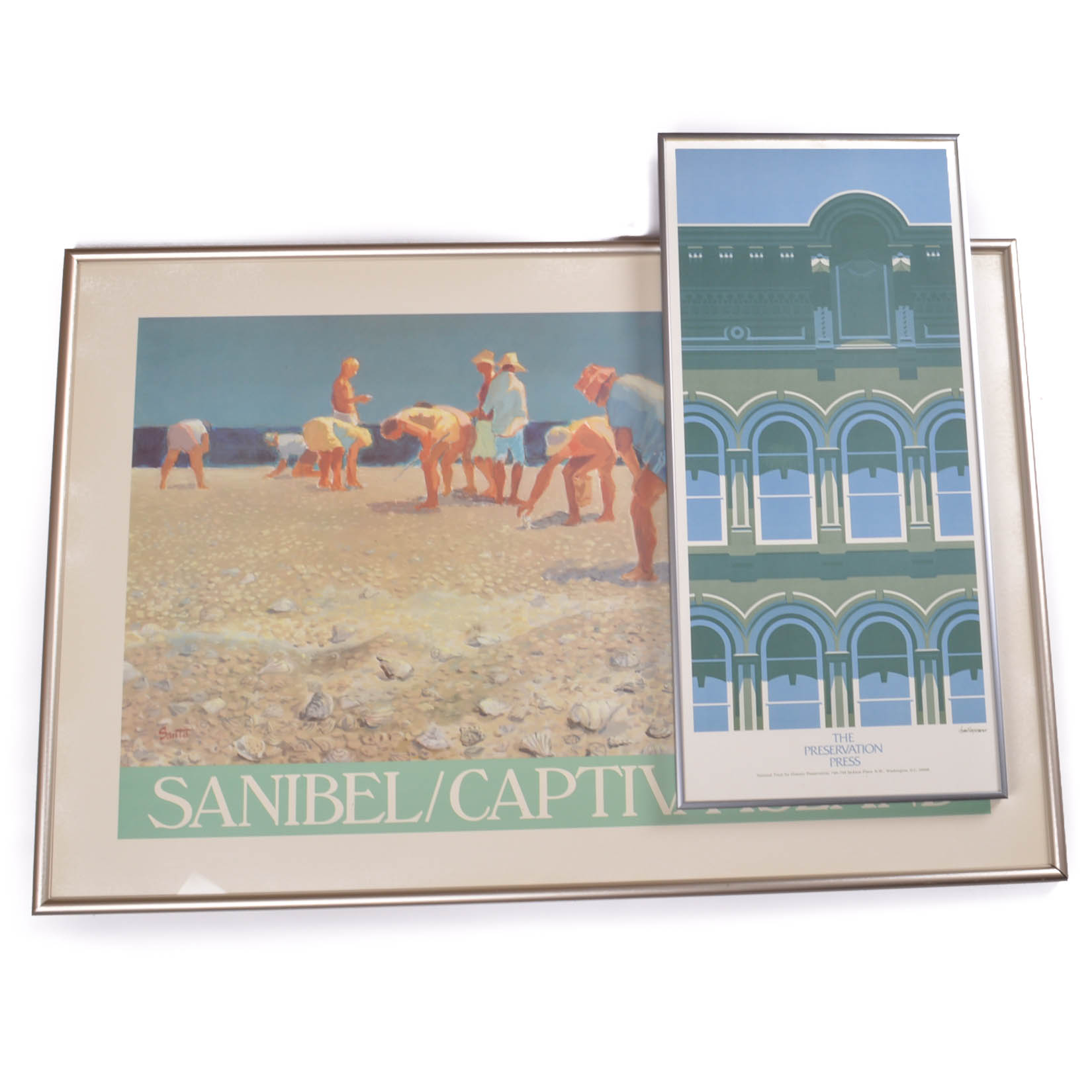 Framed Offset Lithographic Posters