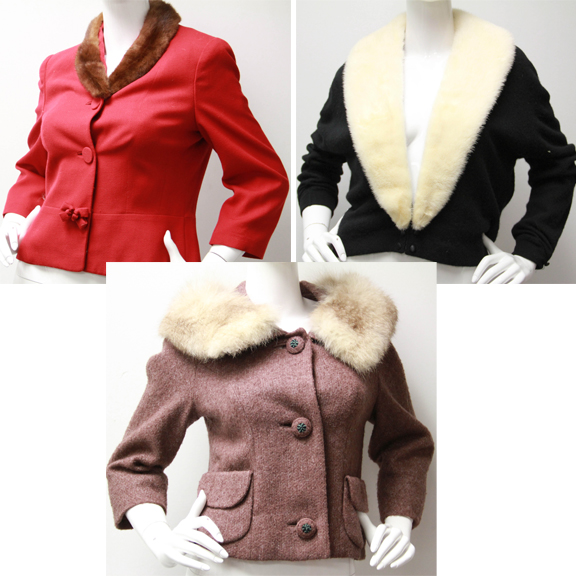 1950s Mink Collar Sweaters