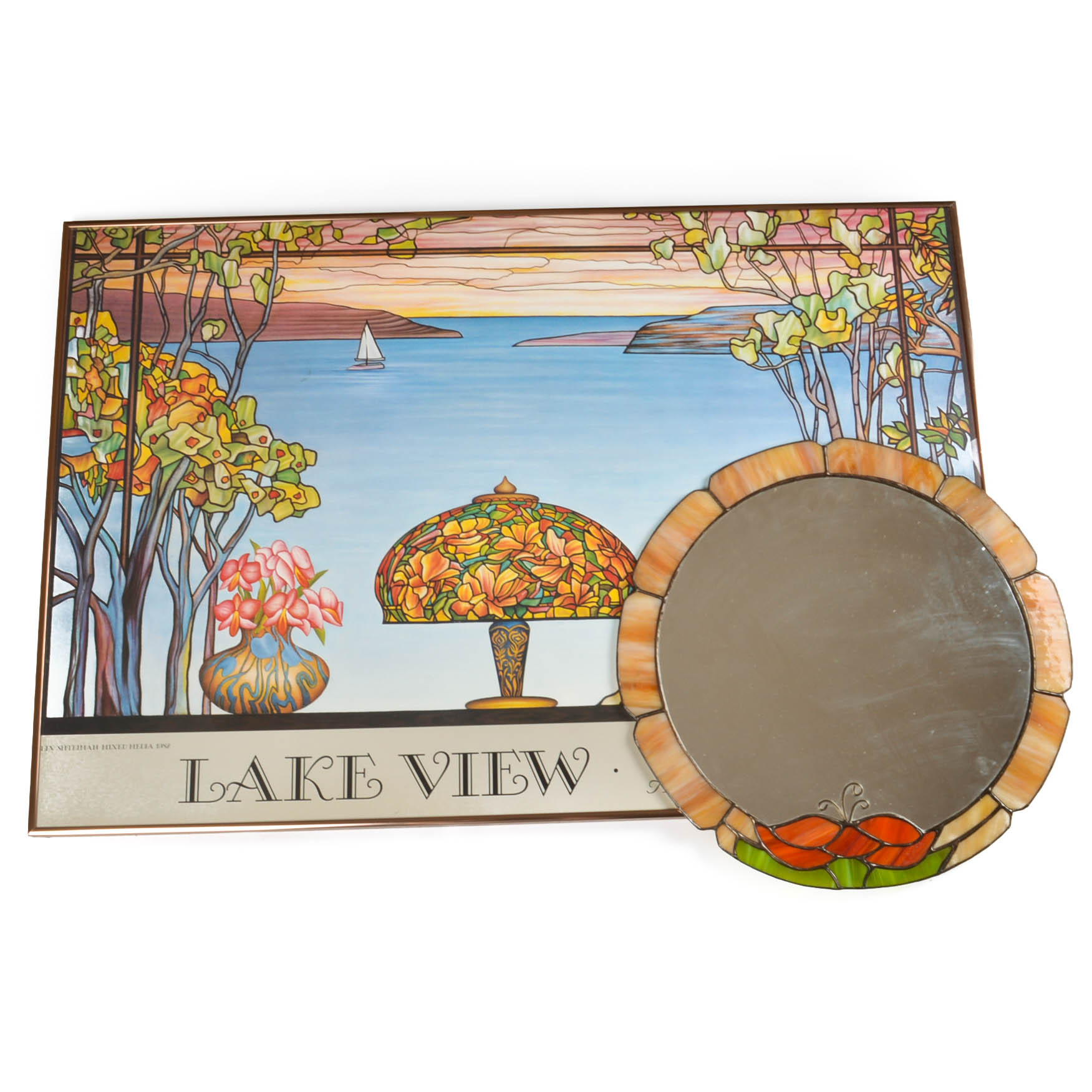 Offset Lithographic Poster and Wall Mirror