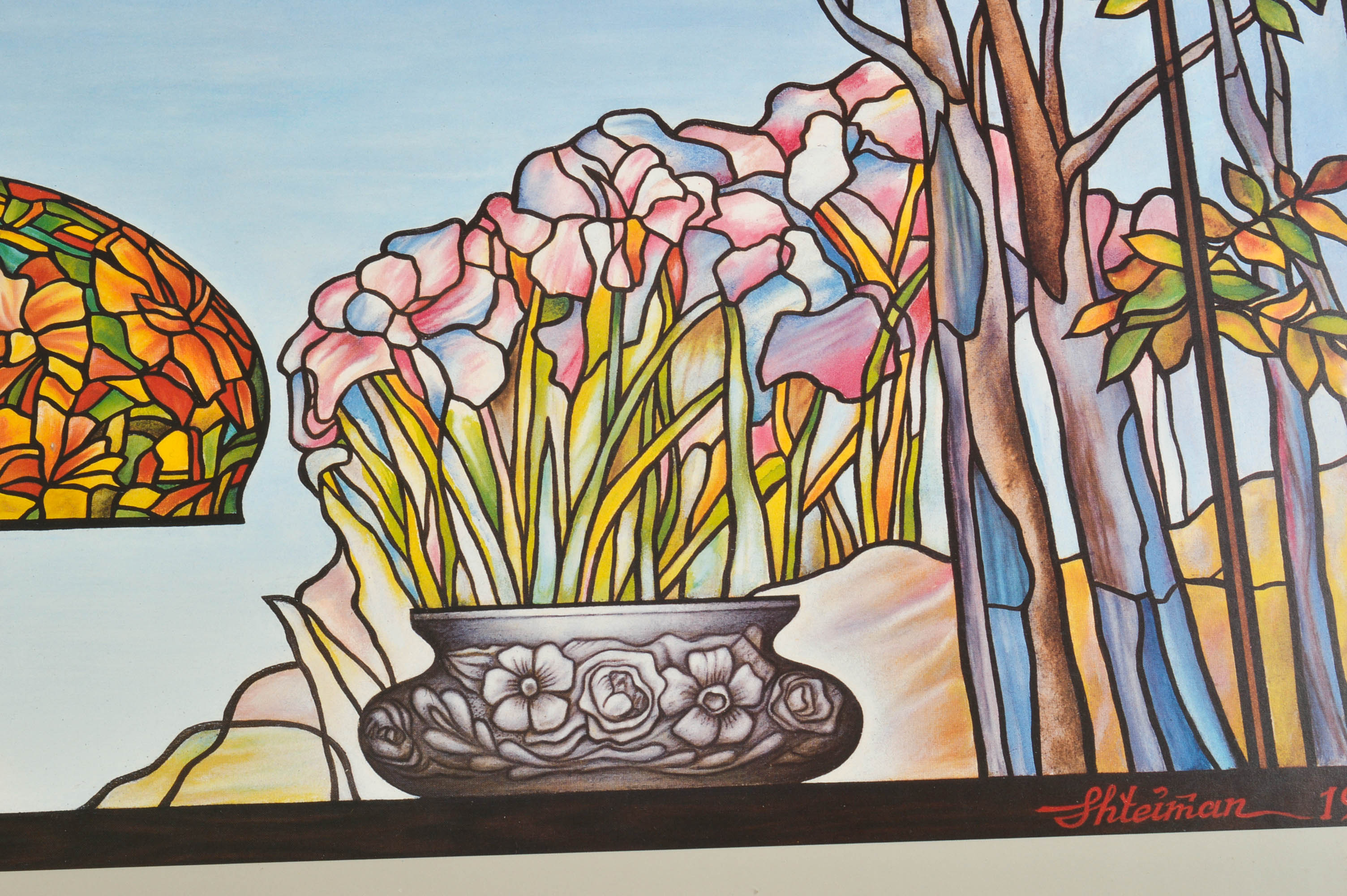 Offset Lithographic Poster and Wall Mirror