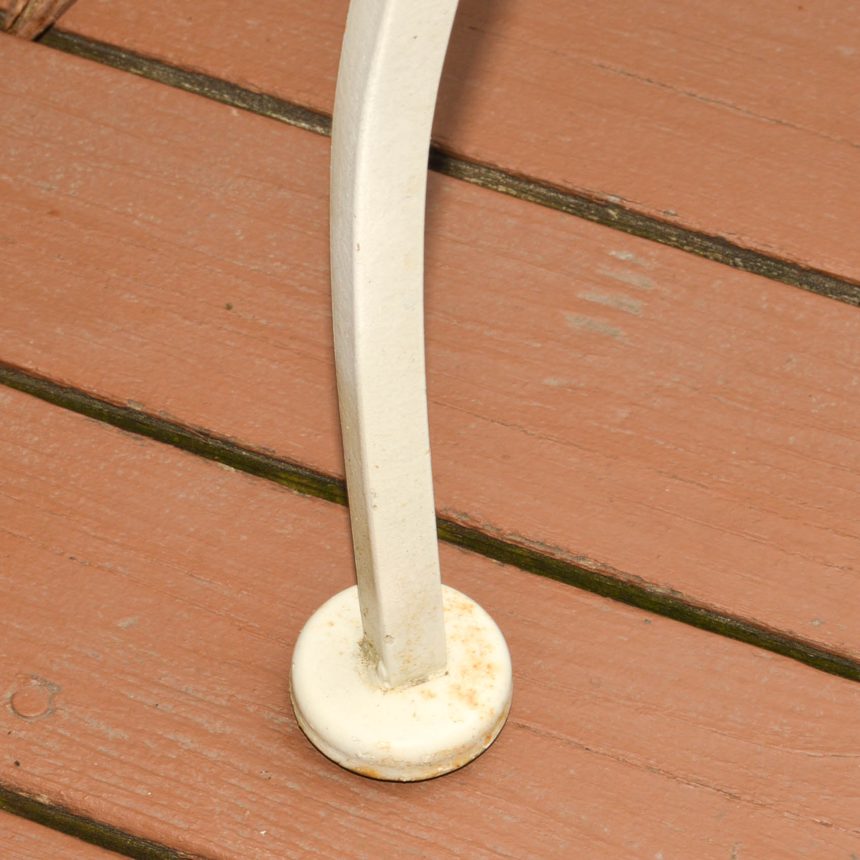 Four Mid-Century Wrought Iron Patio Chairs