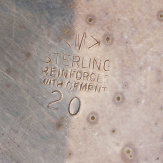 Two Pairs of Weighted Sterling Candleholders Including Hurricanes