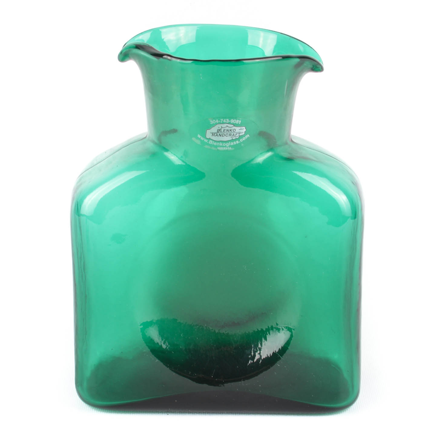 Blenko Double-Spout Pitcher