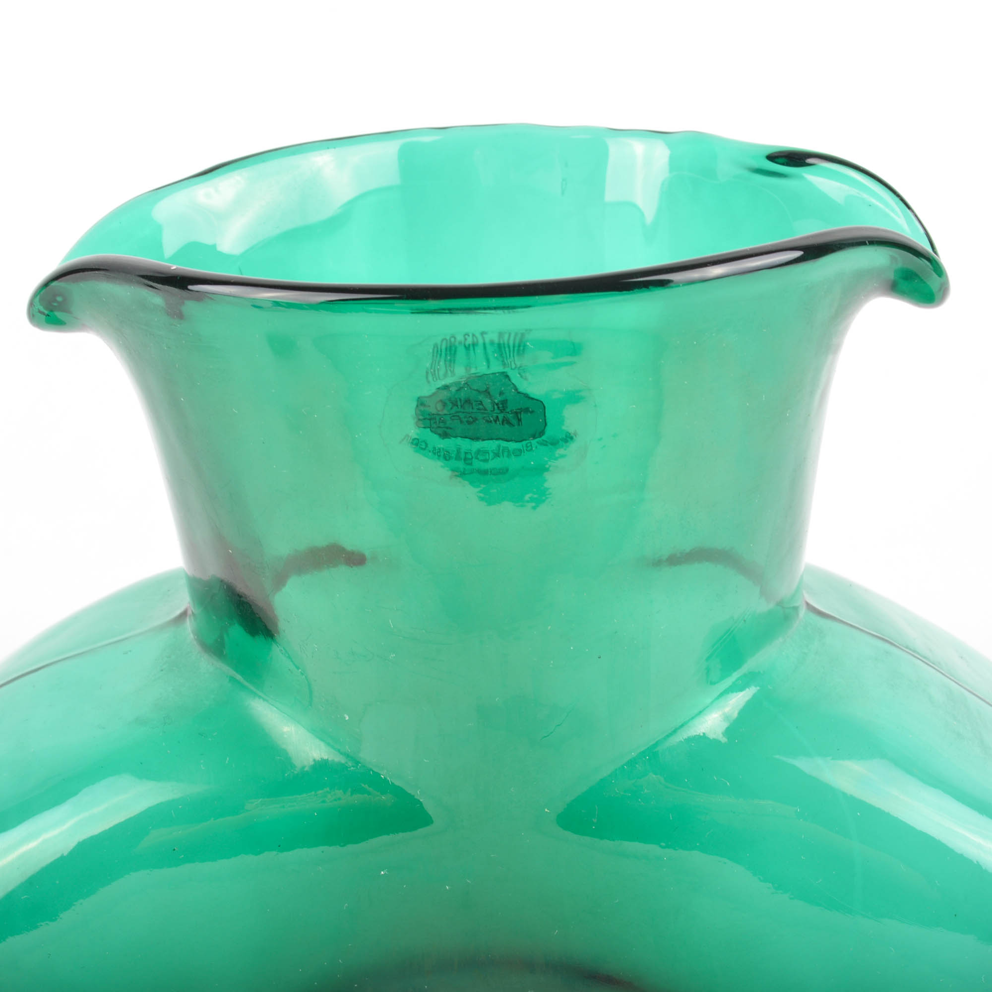 Blenko Double-Spout Pitcher