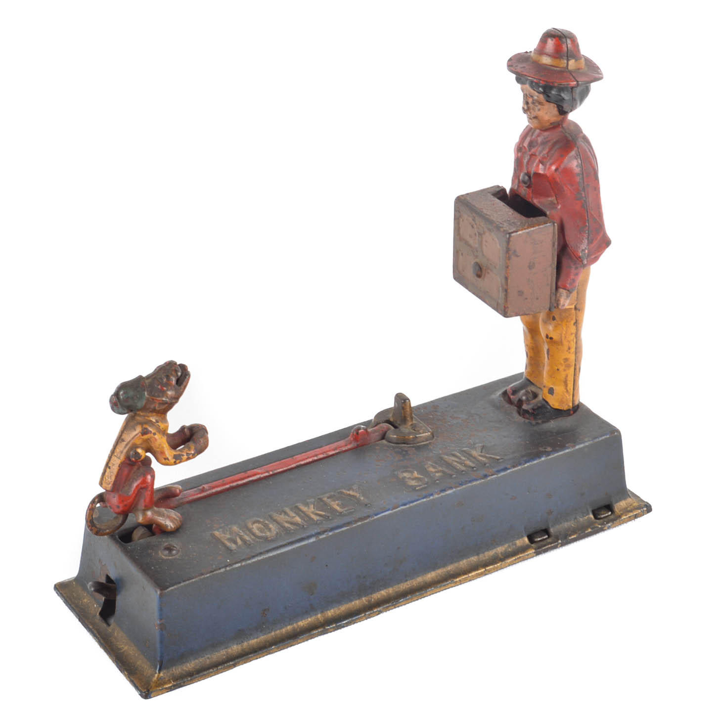 Vintage Cast Iron Mechanical Coin Bank