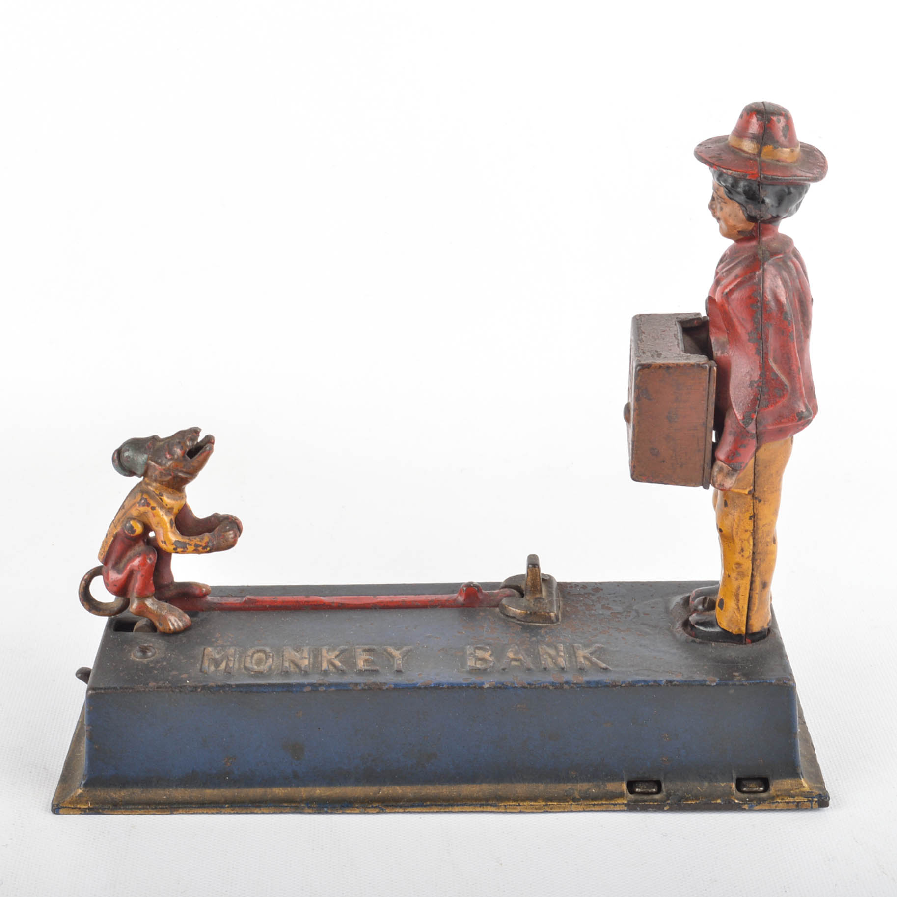 Vintage Cast Iron Mechanical Coin Bank