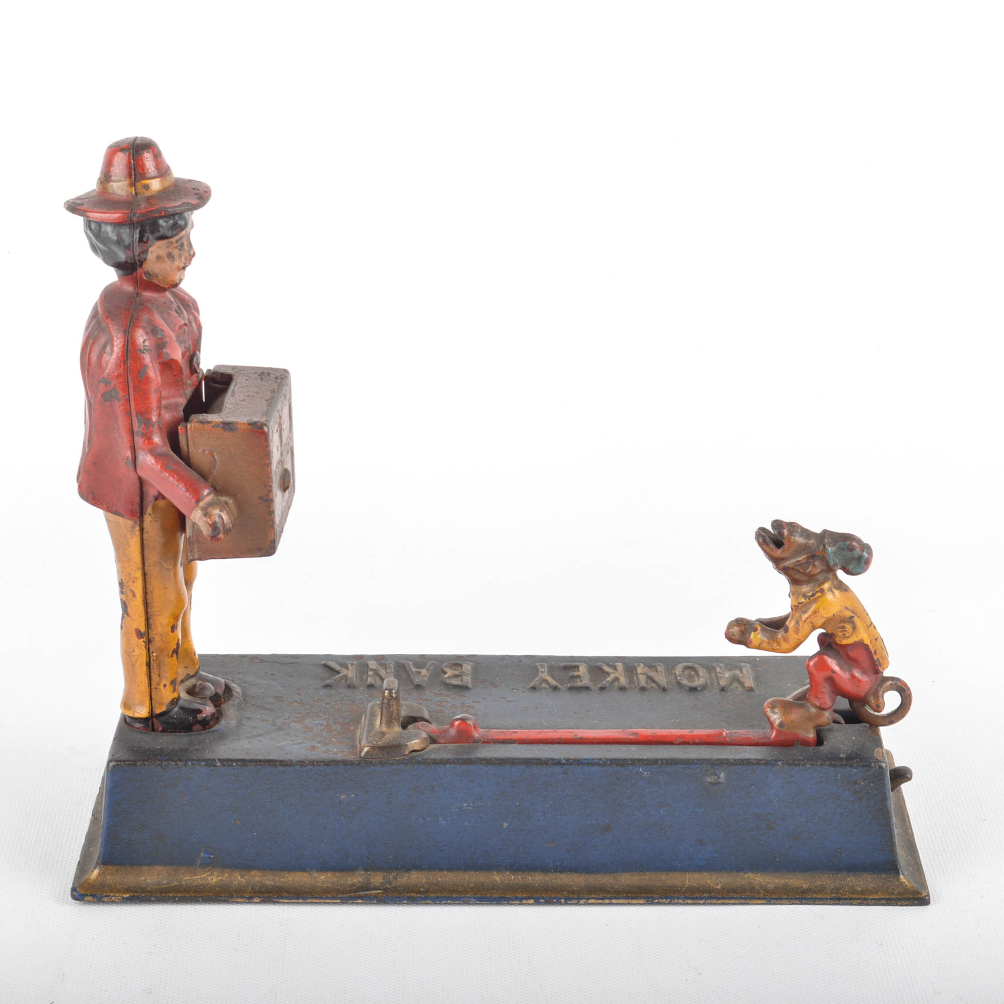 Vintage Cast Iron Mechanical Coin Bank