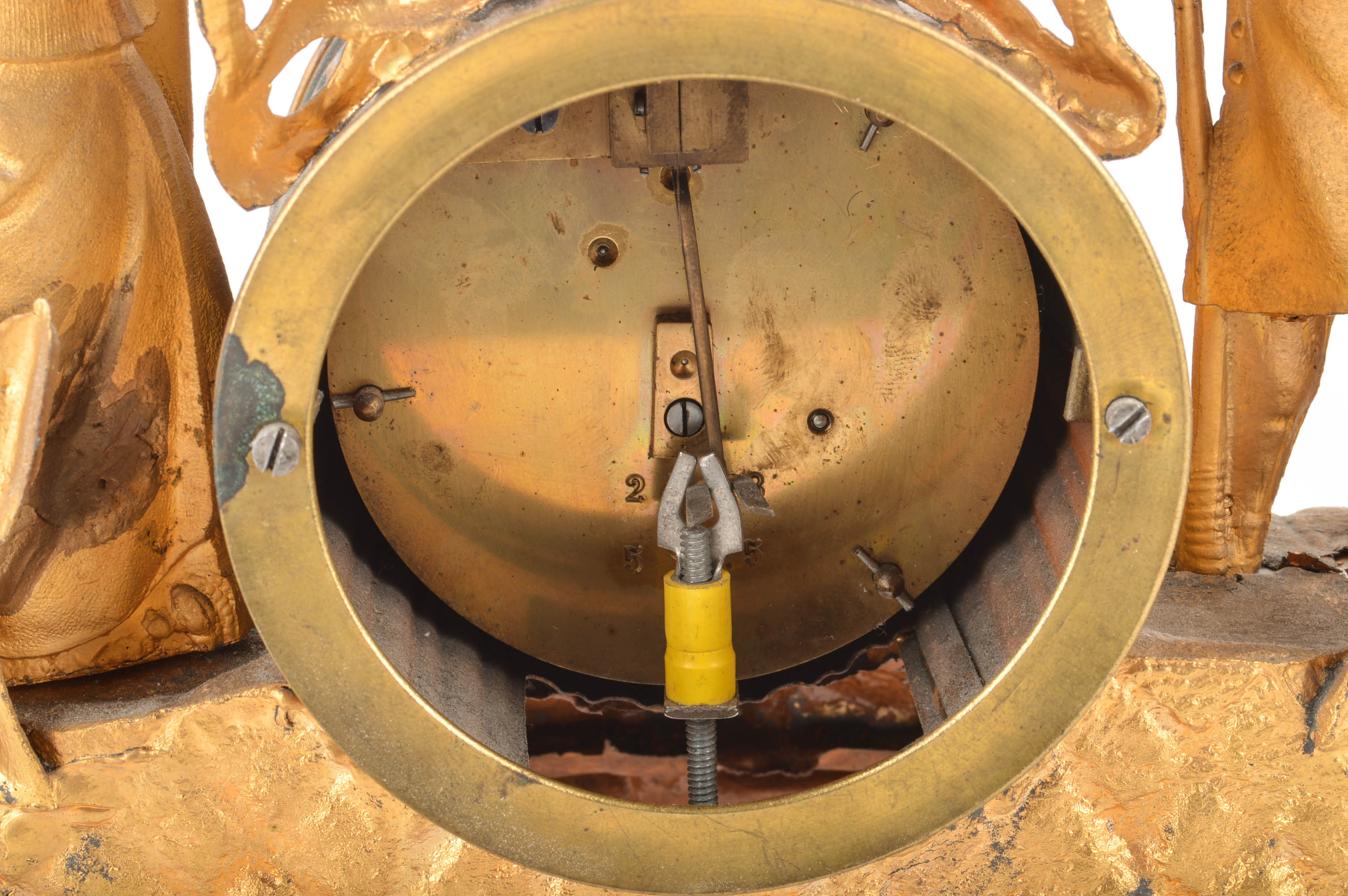 Two Vintage Ornamental Mantle Clocks