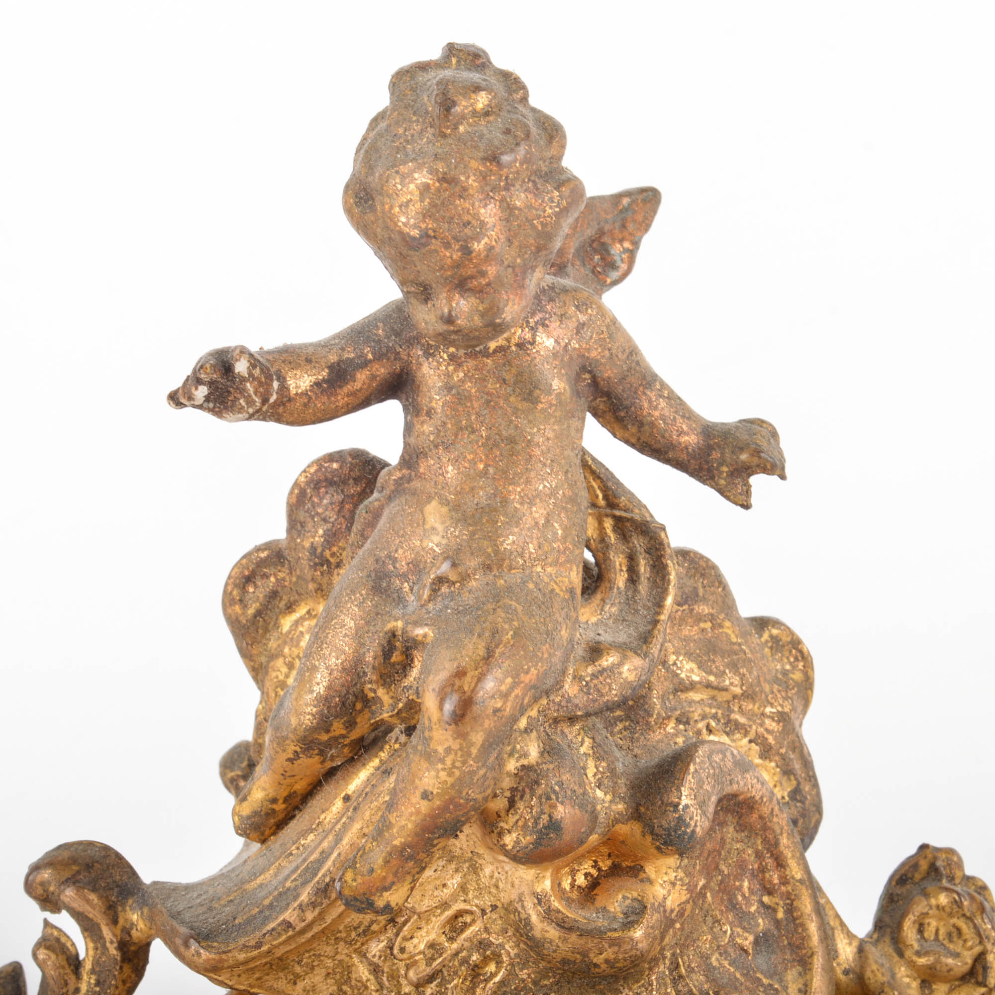 Two Vintage Ornamental Mantle Clocks