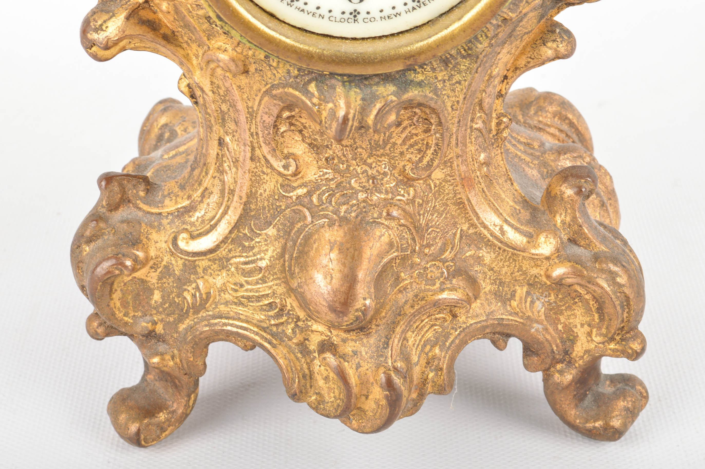 Two Vintage Ornamental Mantle Clocks