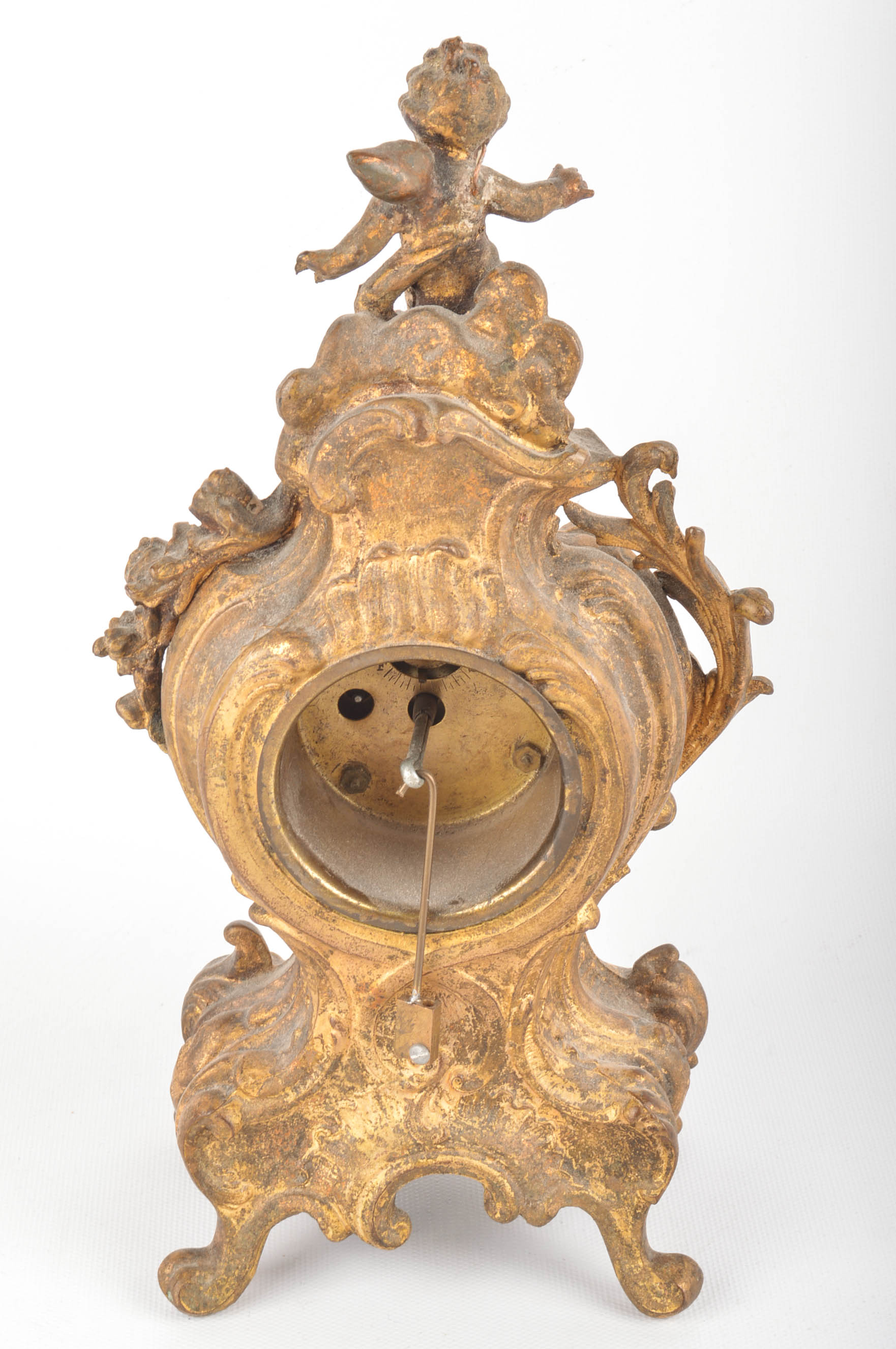 Two Vintage Ornamental Mantle Clocks