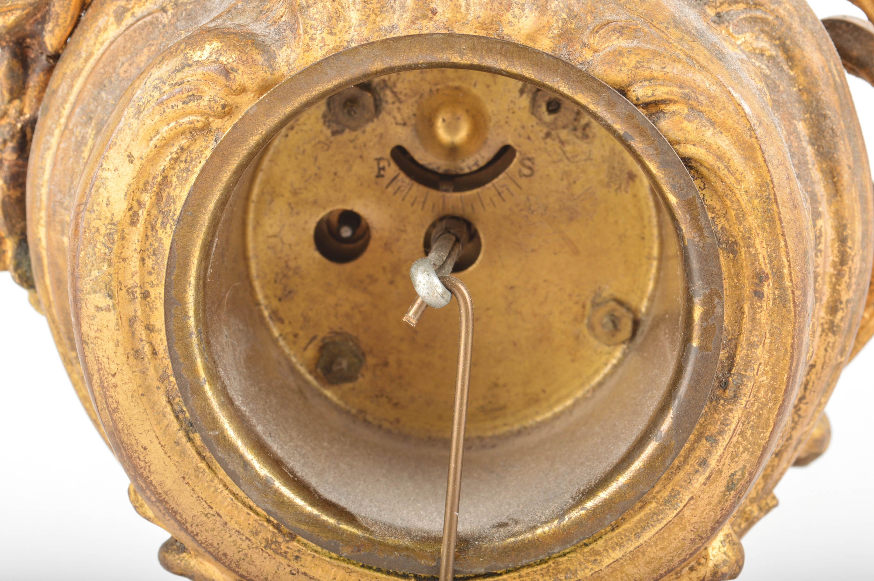 Two Vintage Ornamental Mantle Clocks