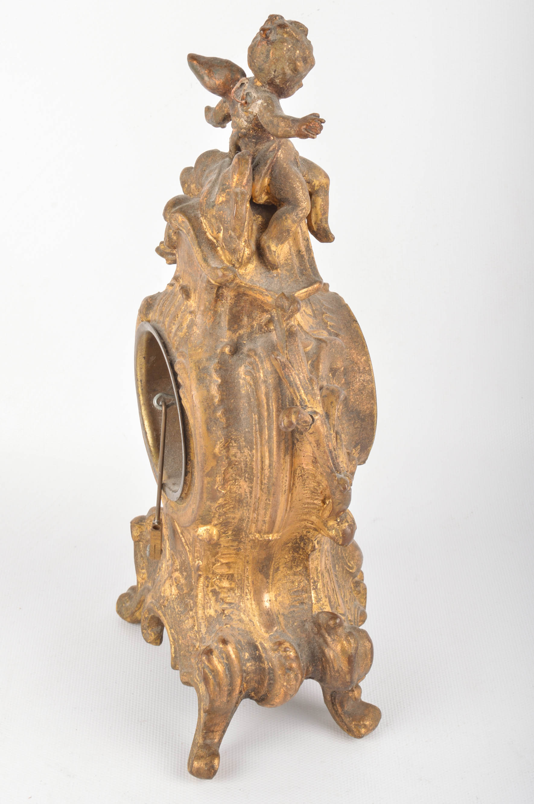 Two Vintage Ornamental Mantle Clocks