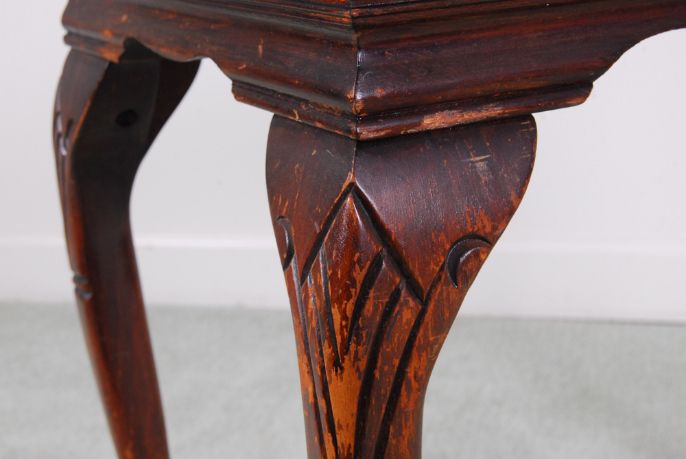 Chippendale Style Wooden End Table
