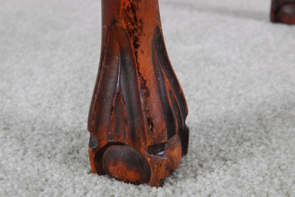 Chippendale Style Wooden End Table