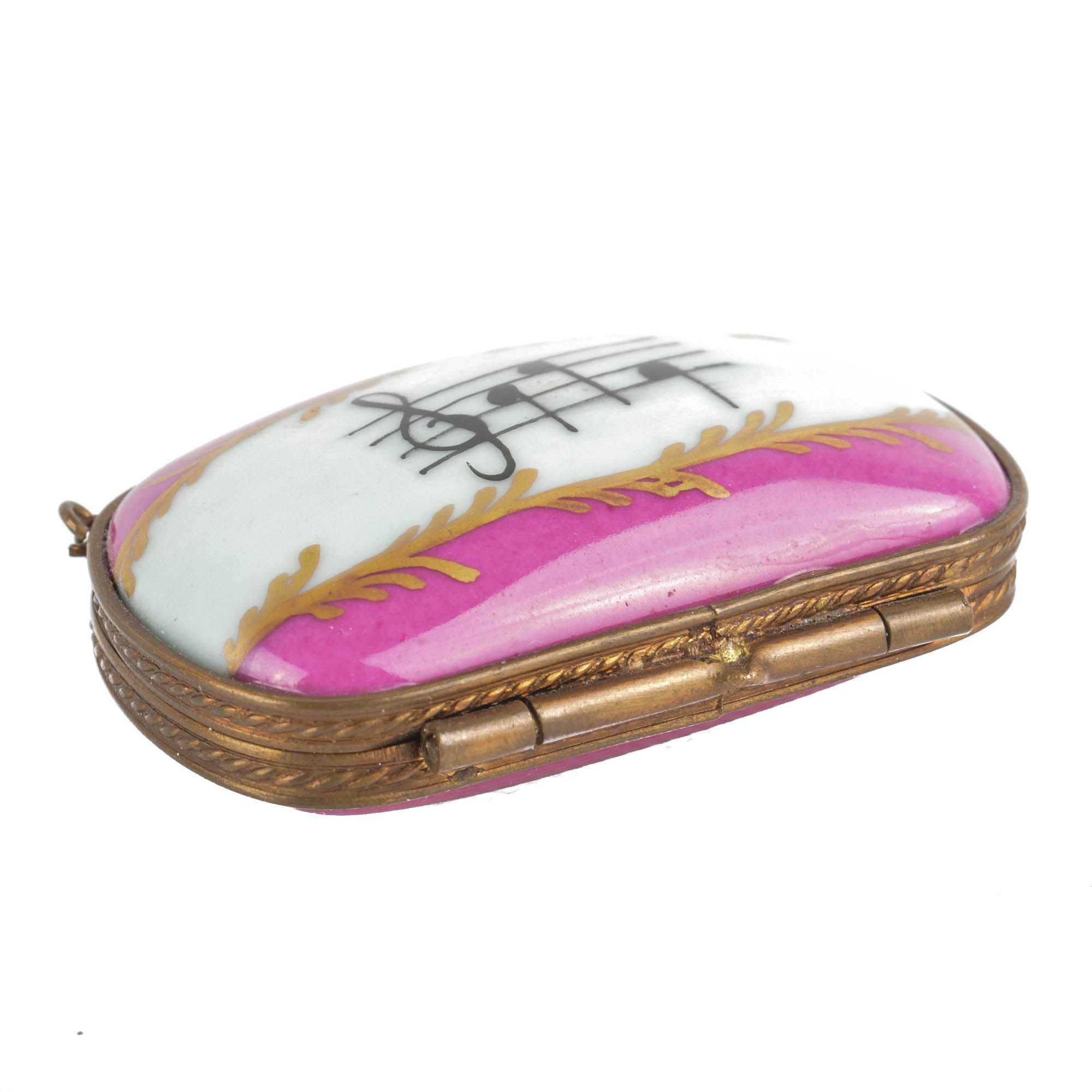 Limoges Trinket Box With Wire Display