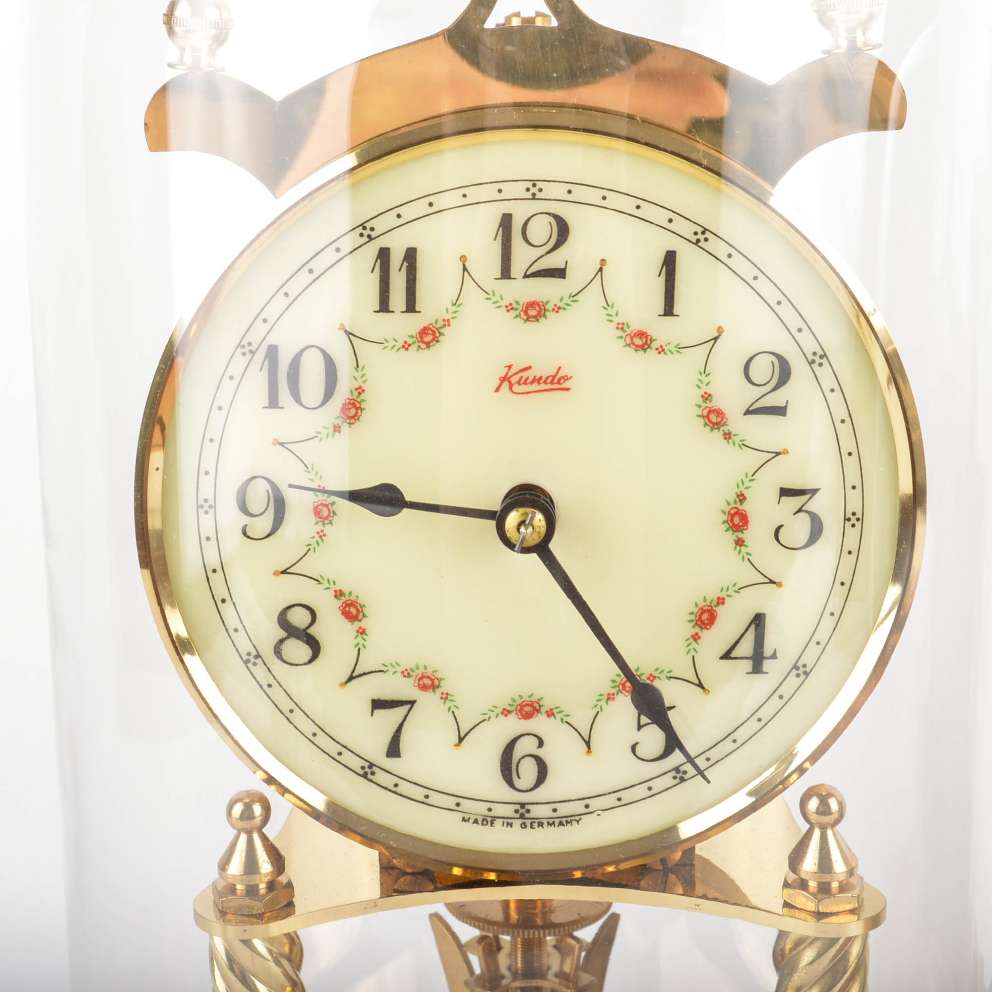 Two Glass Domed Clocks