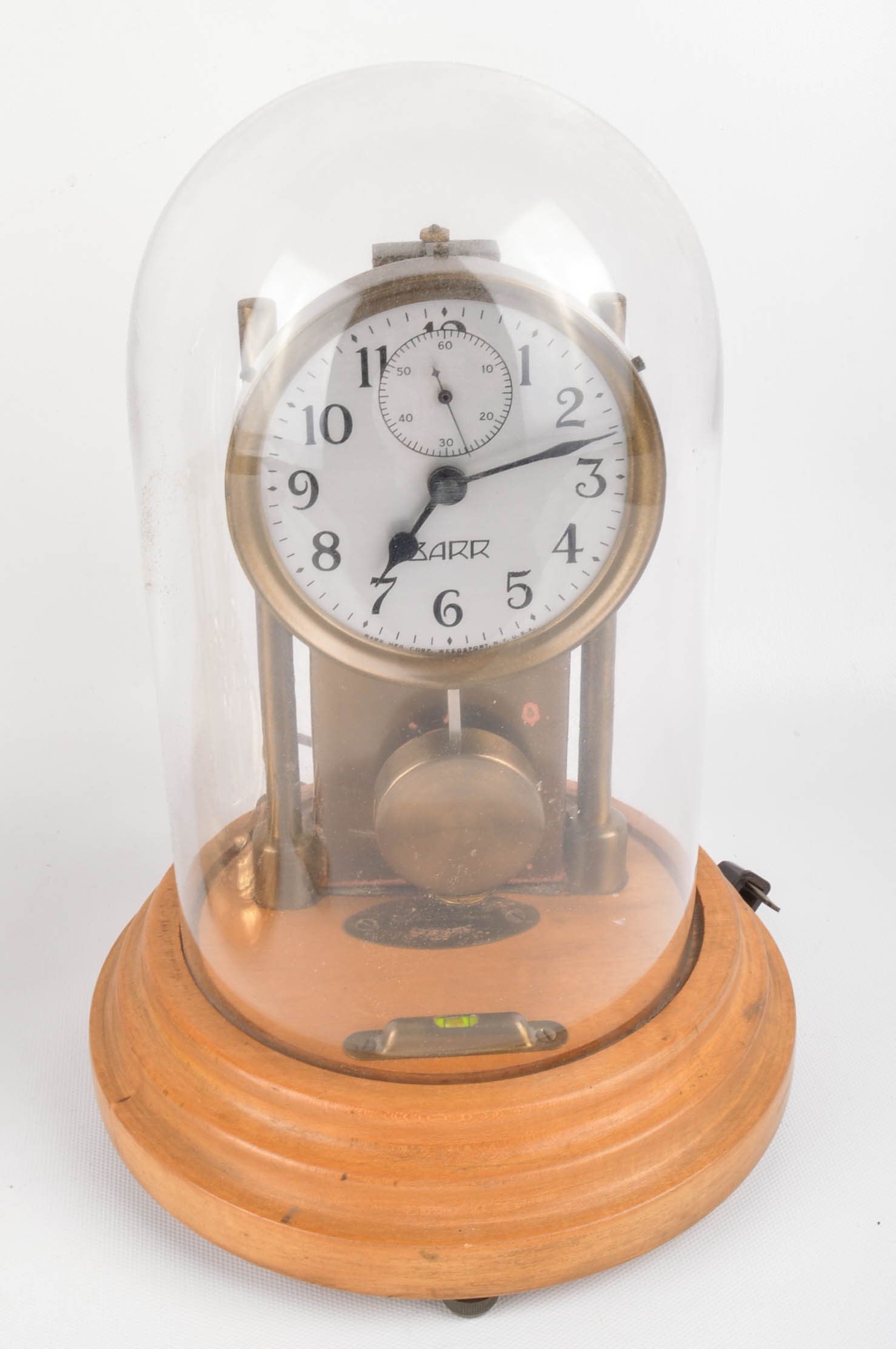 Two Glass Domed Clocks