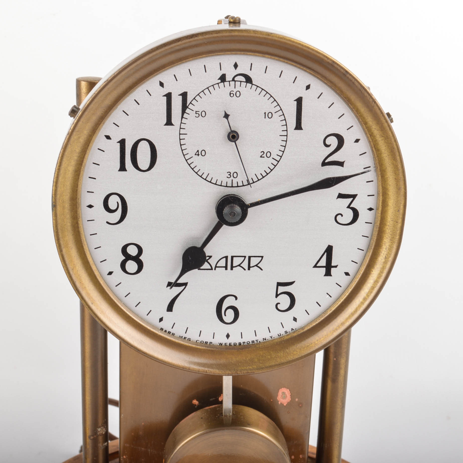 Two Glass Domed Clocks