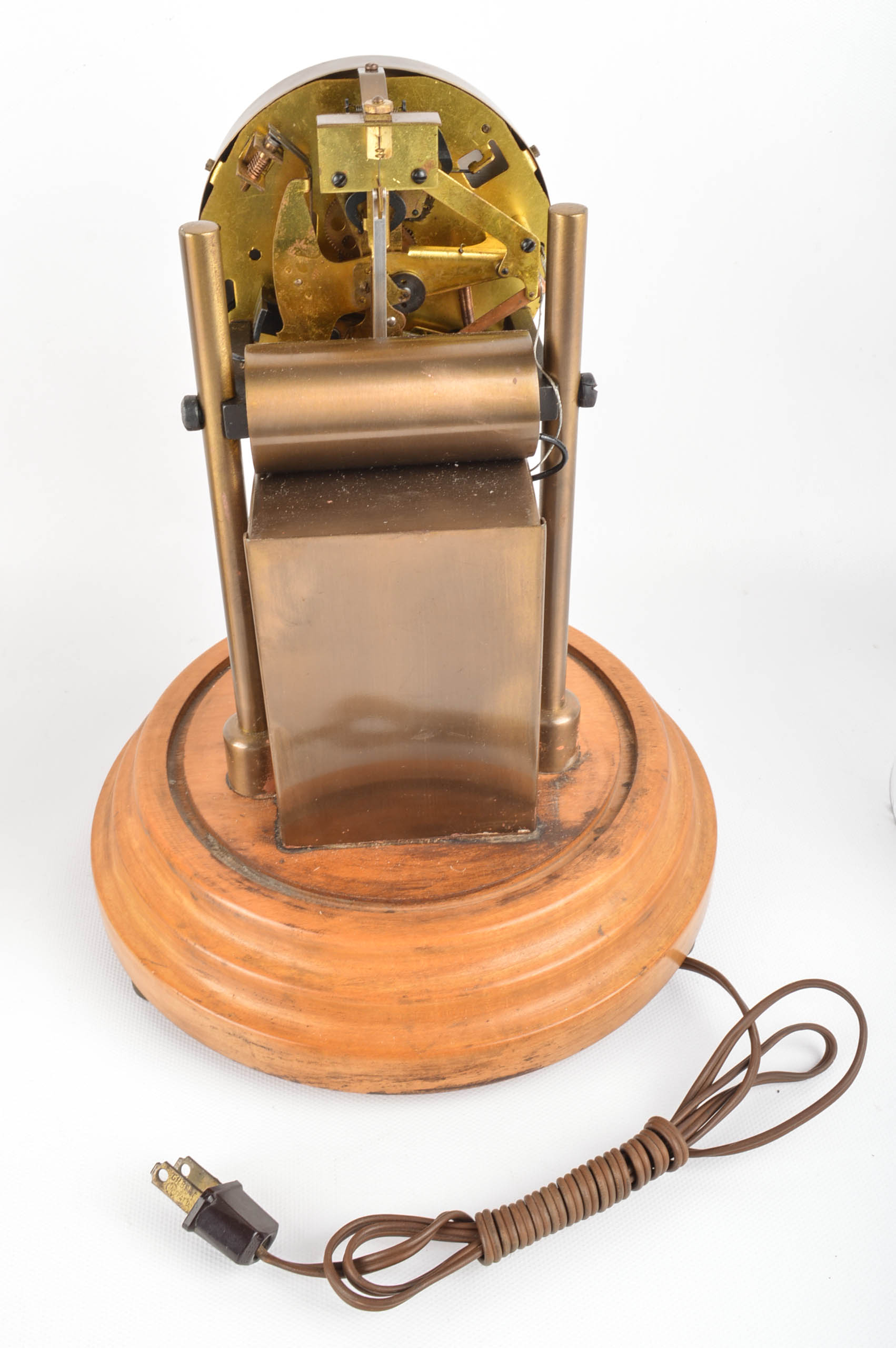 Two Glass Domed Clocks