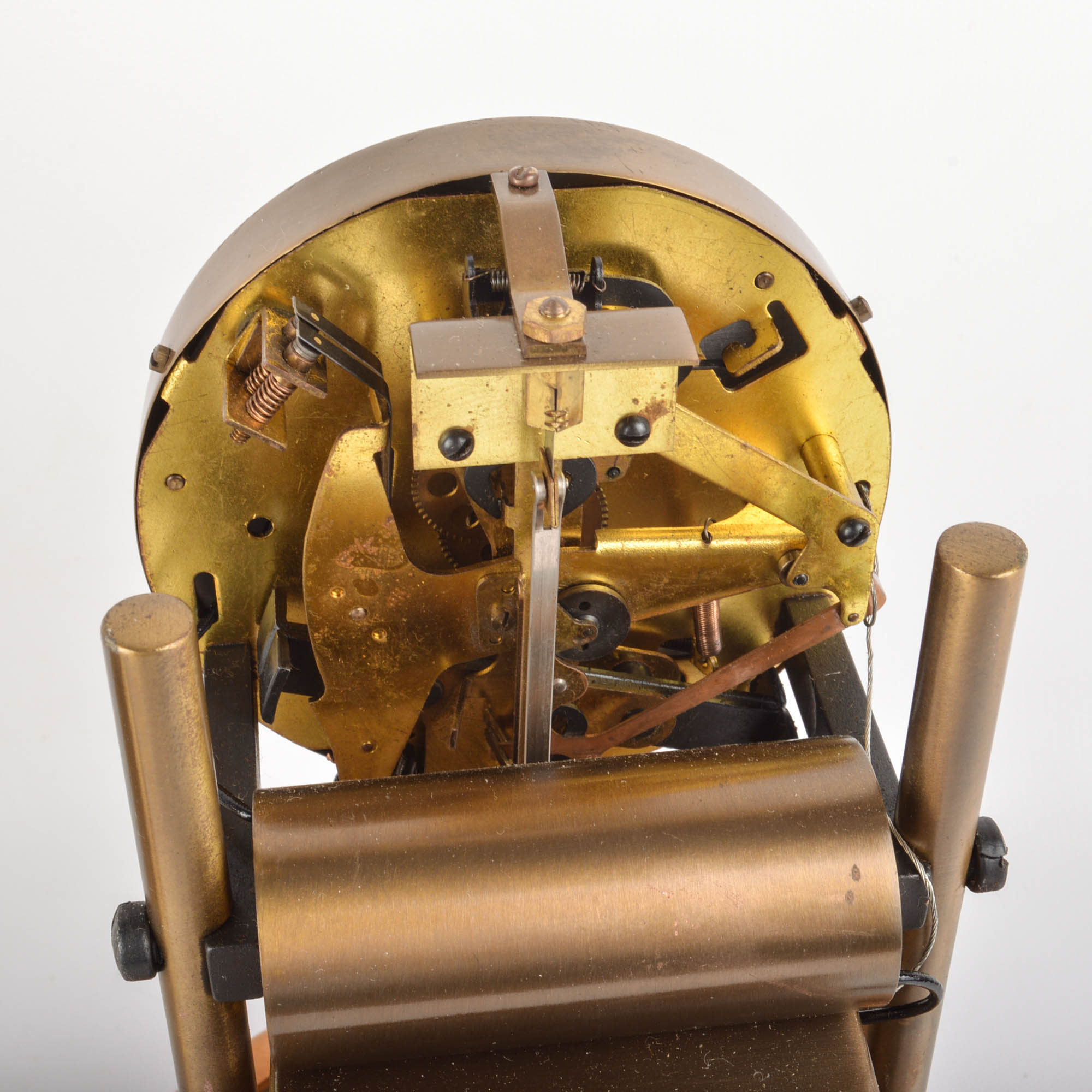 Two Glass Domed Clocks