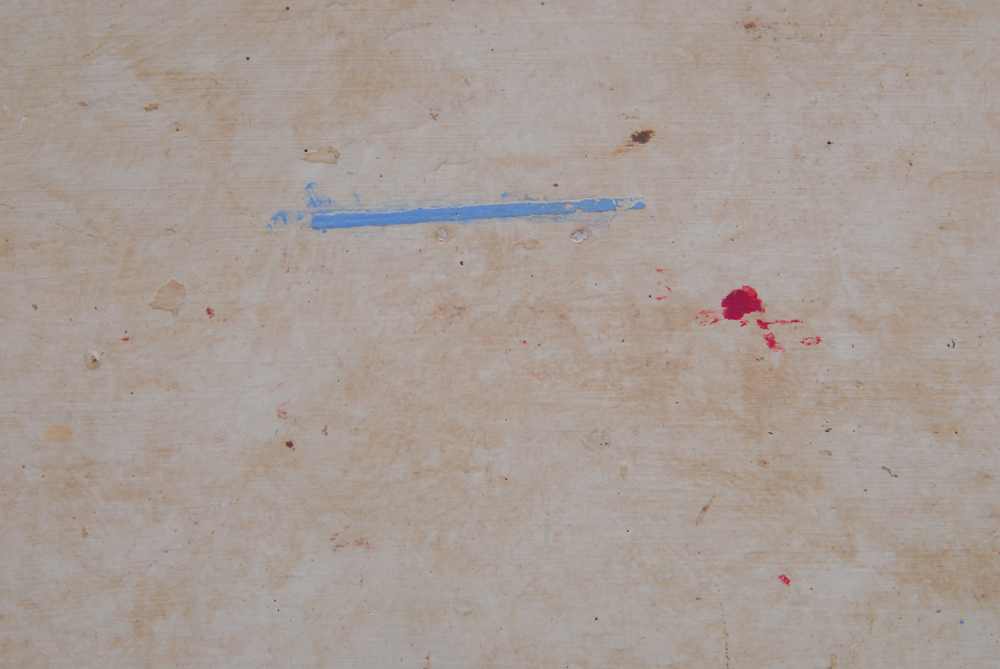 Painted Wooden Desk with Faux Marble Finish