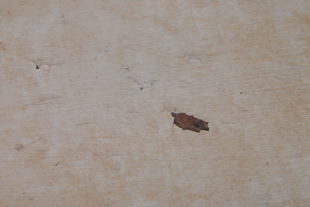 Painted Wooden Desk with Faux Marble Finish