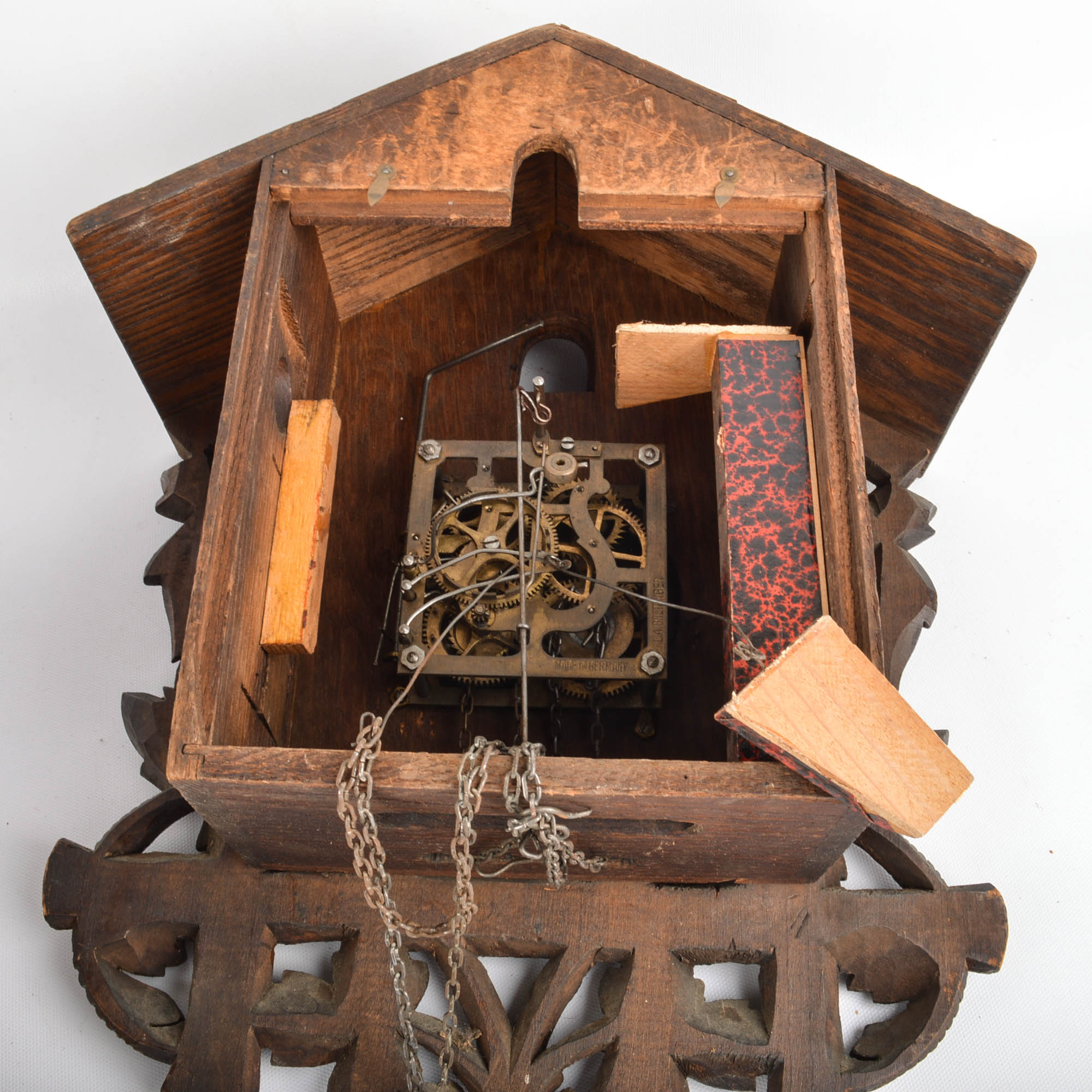 Antique and Vintage Wooden Clocks Including Cuckoo Clocks