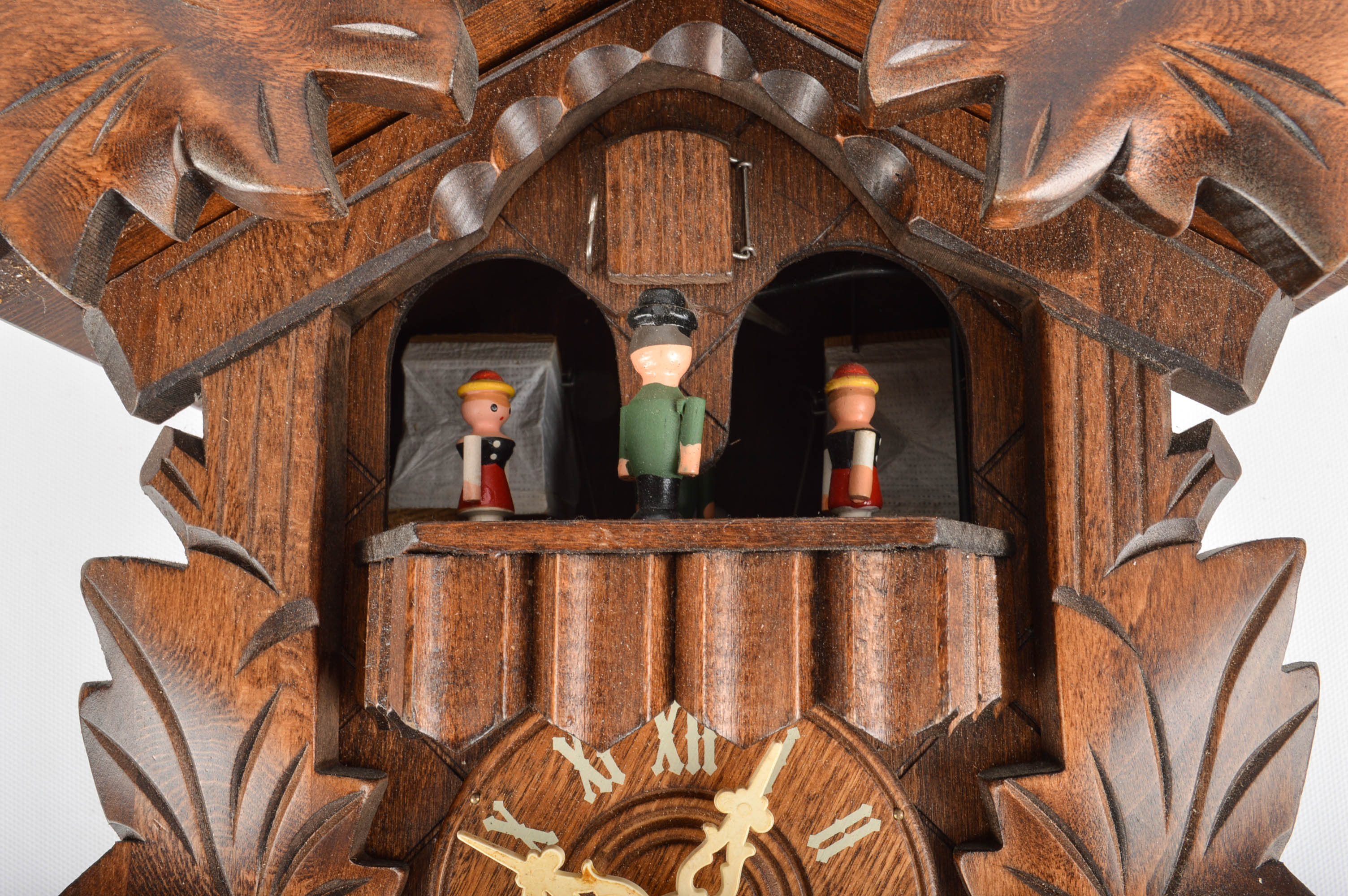 Antique and Vintage Wooden Clocks Including Cuckoo Clocks