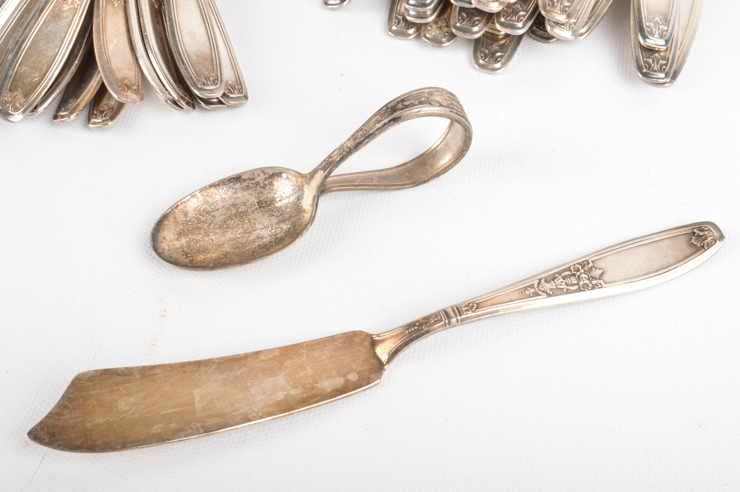 Assorted Plated Silver Flatware