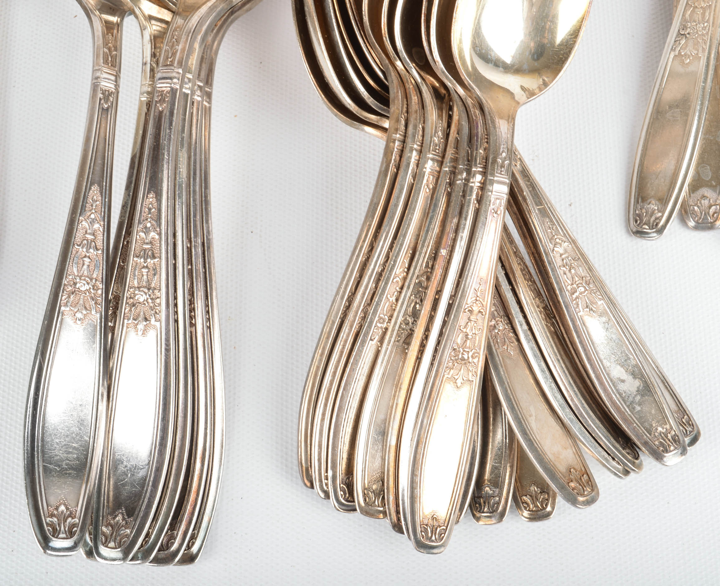 Assorted Plated Silver Flatware